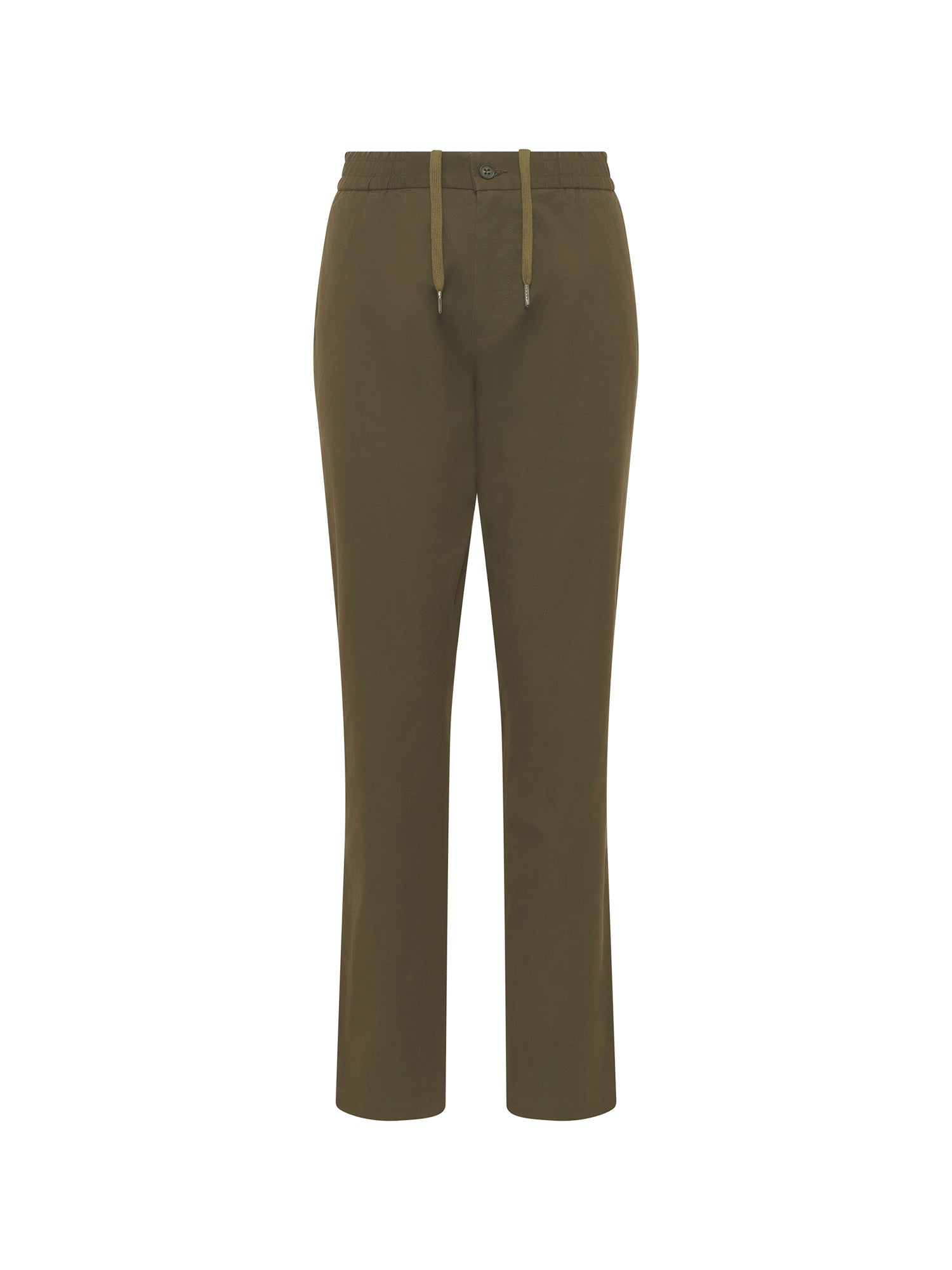 Khaki Cotton Jogger Pant