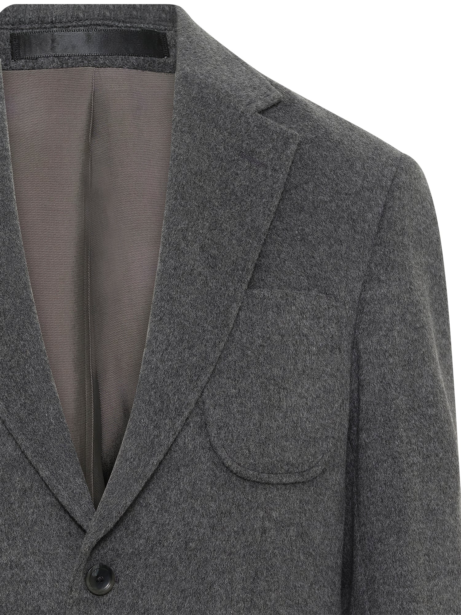 Deconstructed Grey Wool Blazer