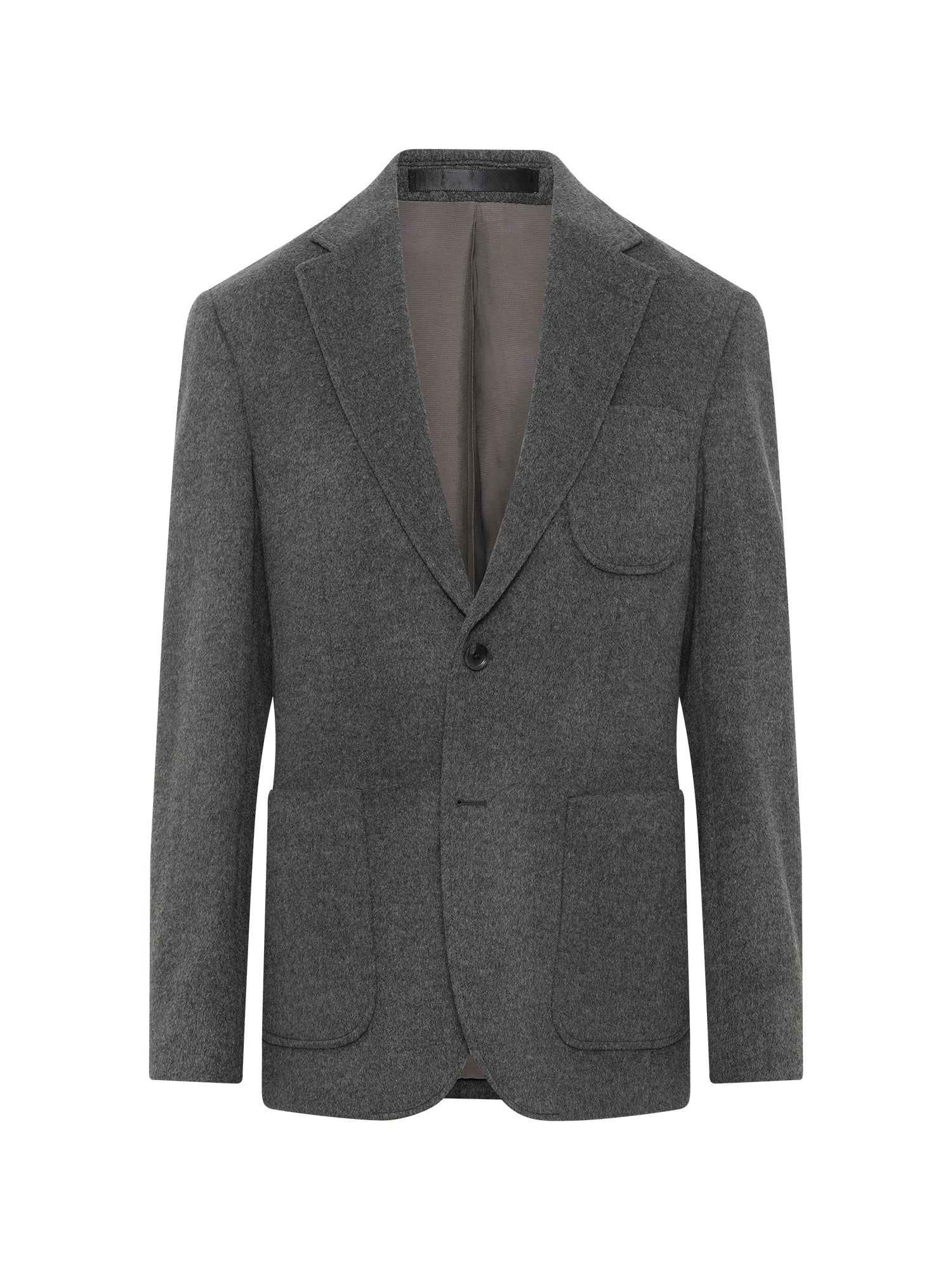 Deconstructed Grey Wool Blazer