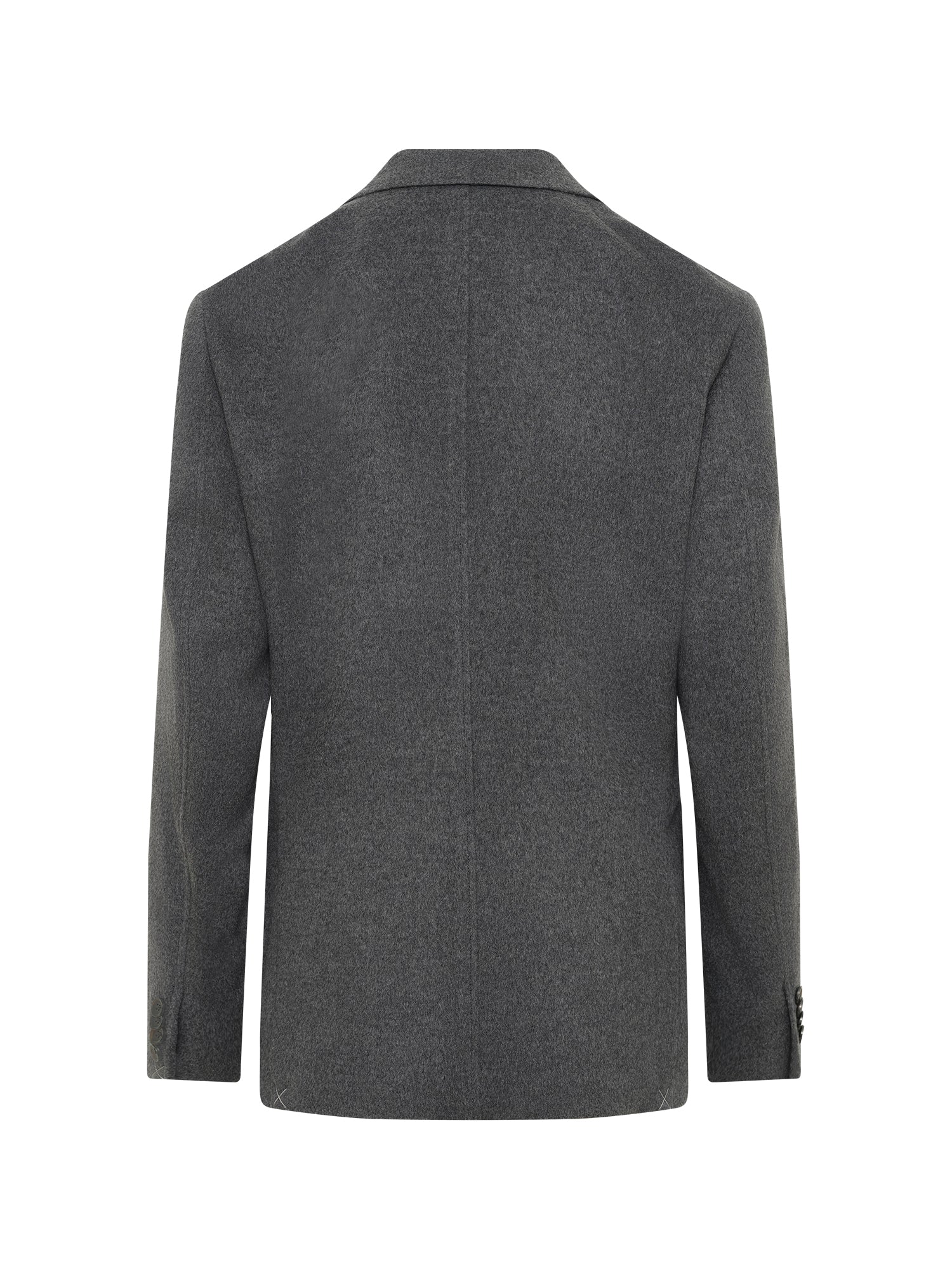 Deconstructed Grey Wool Blazer