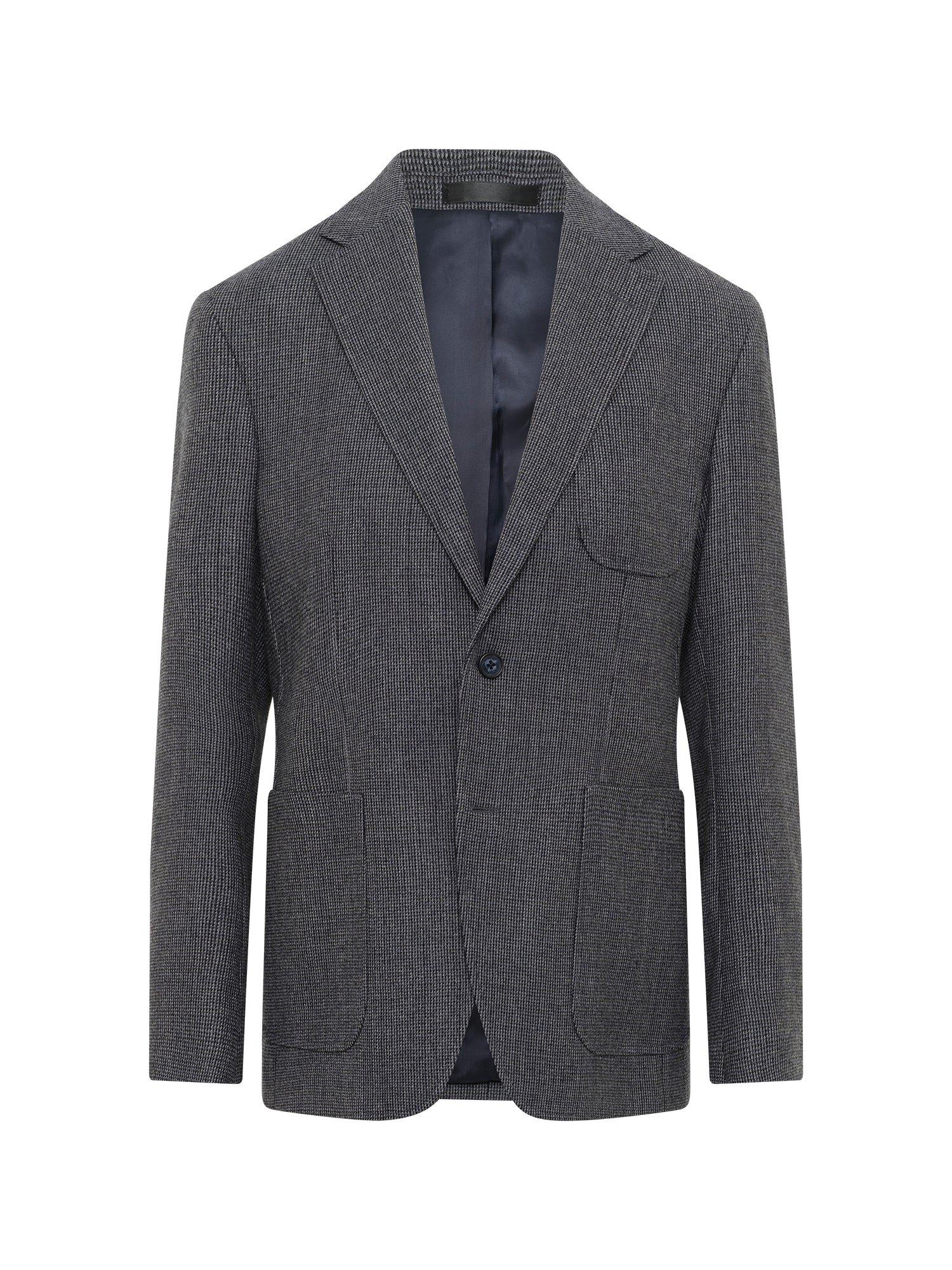 Deconstructed Navy Grey Blazer