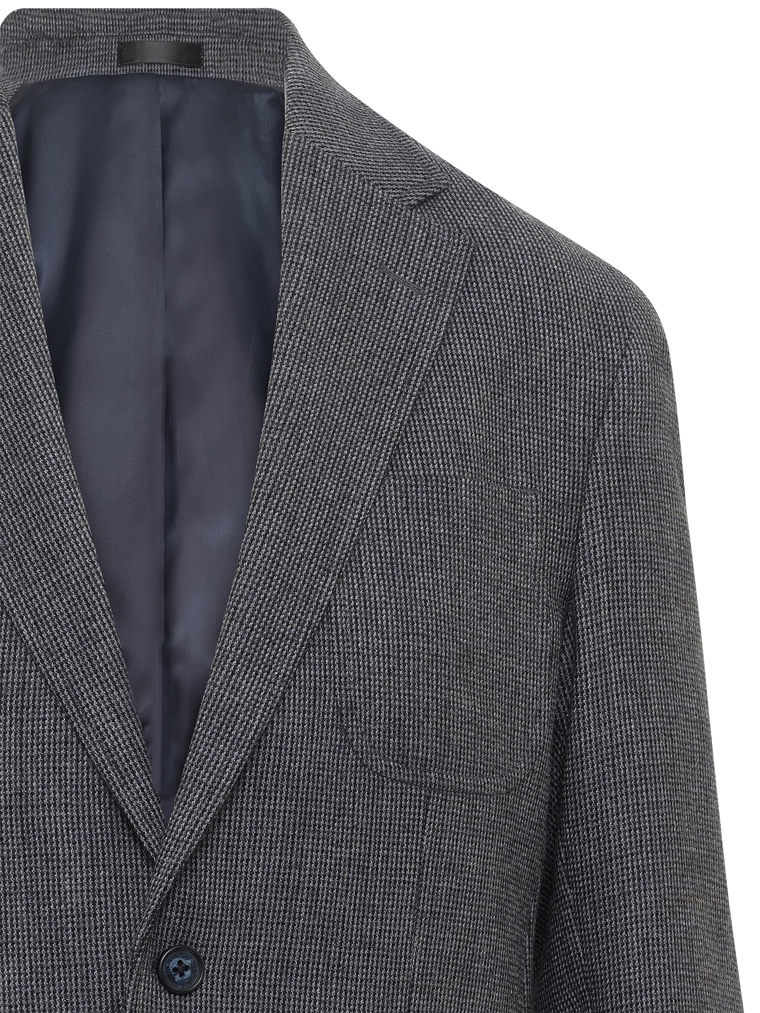 Deconstructed Navy Grey Blazer