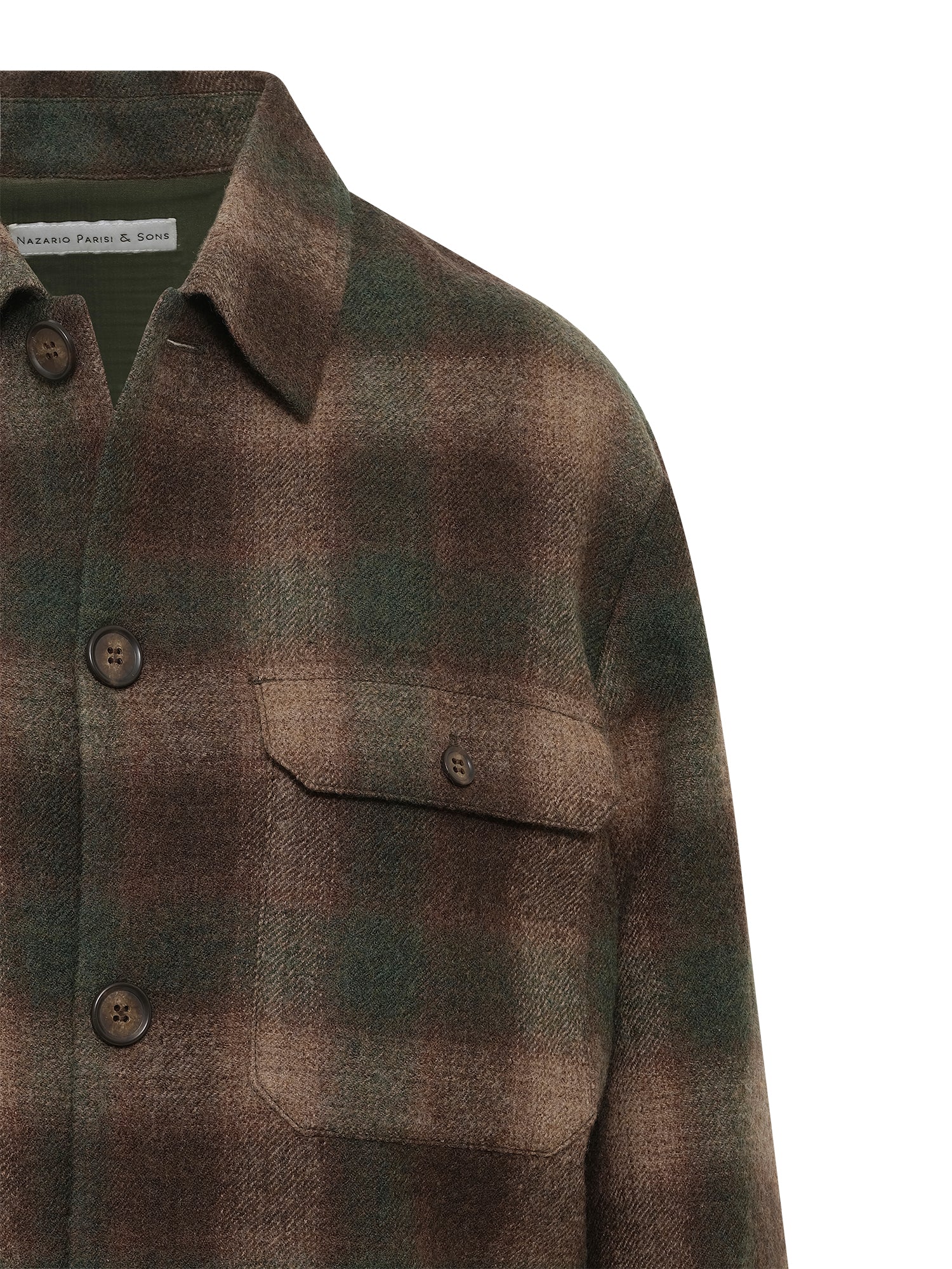 Green Check Japanese Wool Jacket