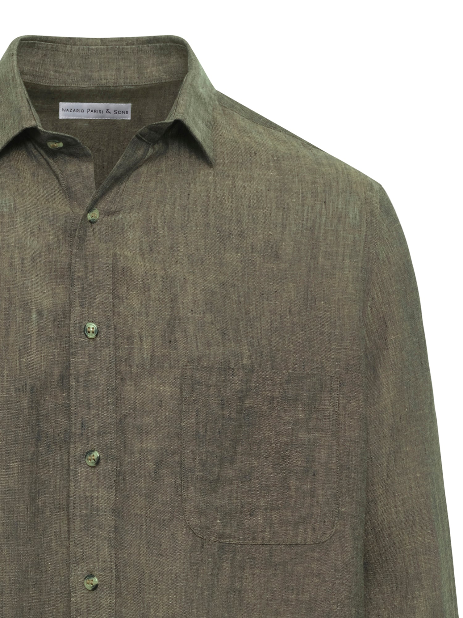 Brown Linen Shirt