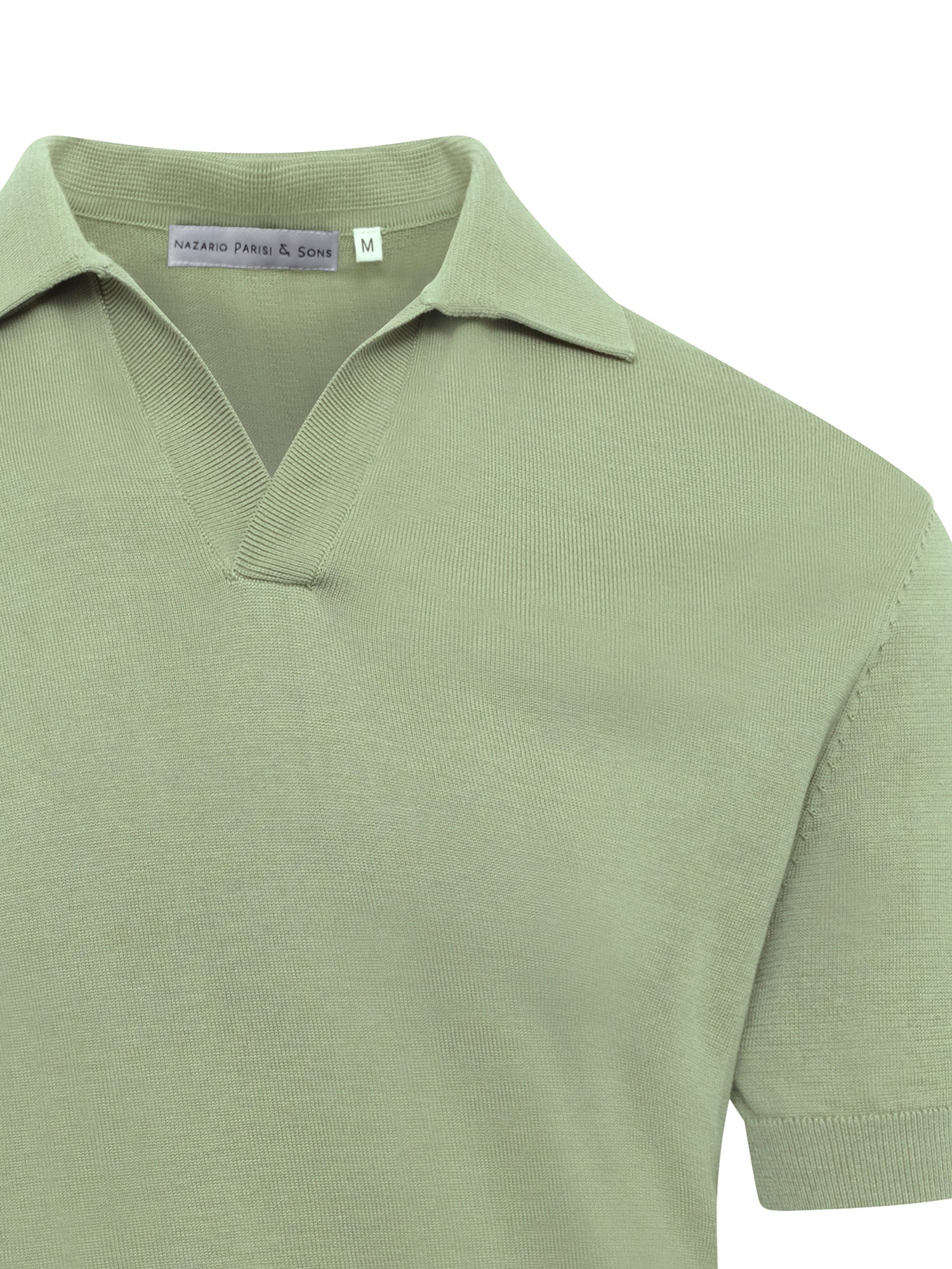 Sage Green Short Sleeve Polo