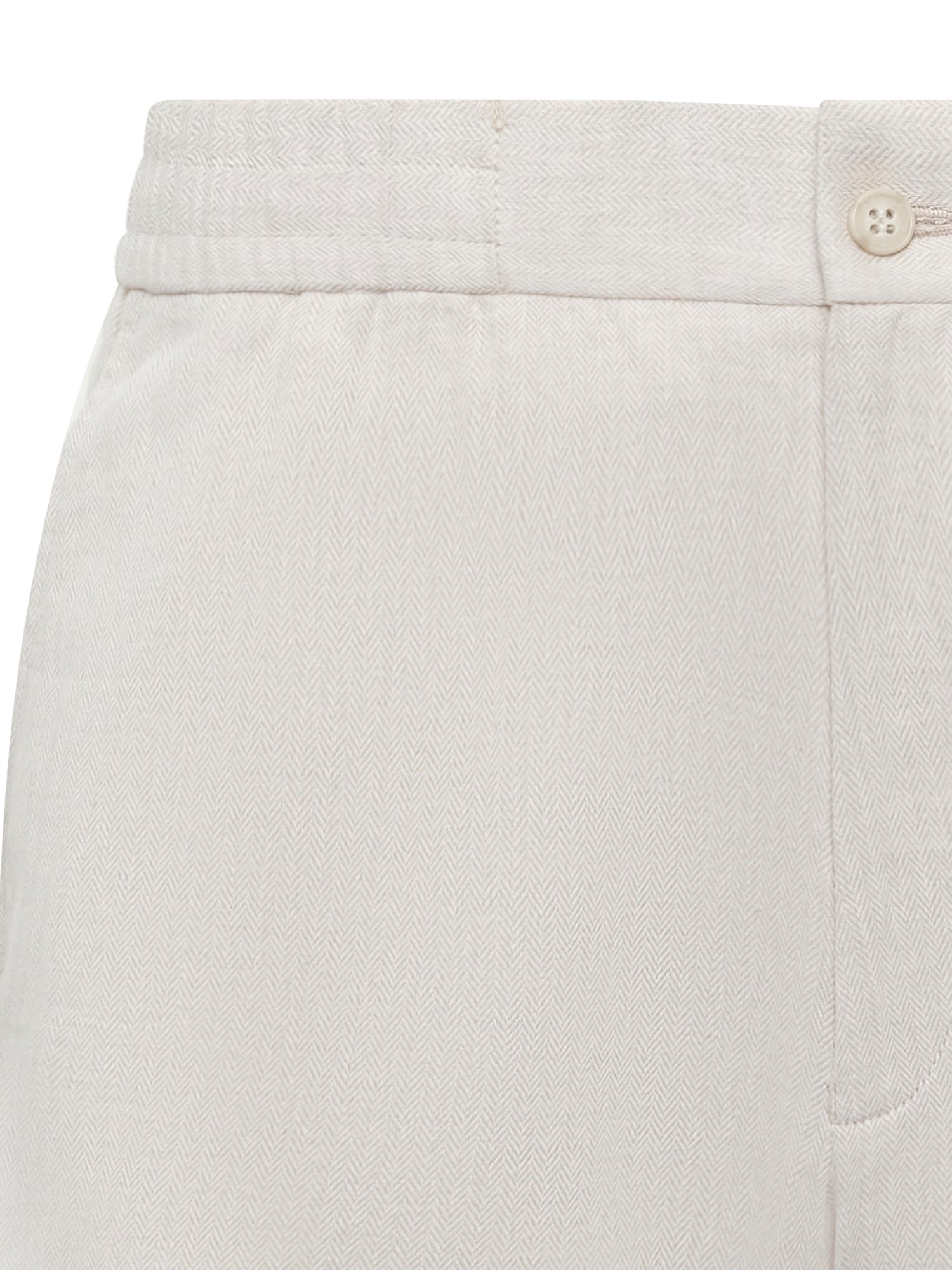 Sand Herringbone Blend Jogger Pant