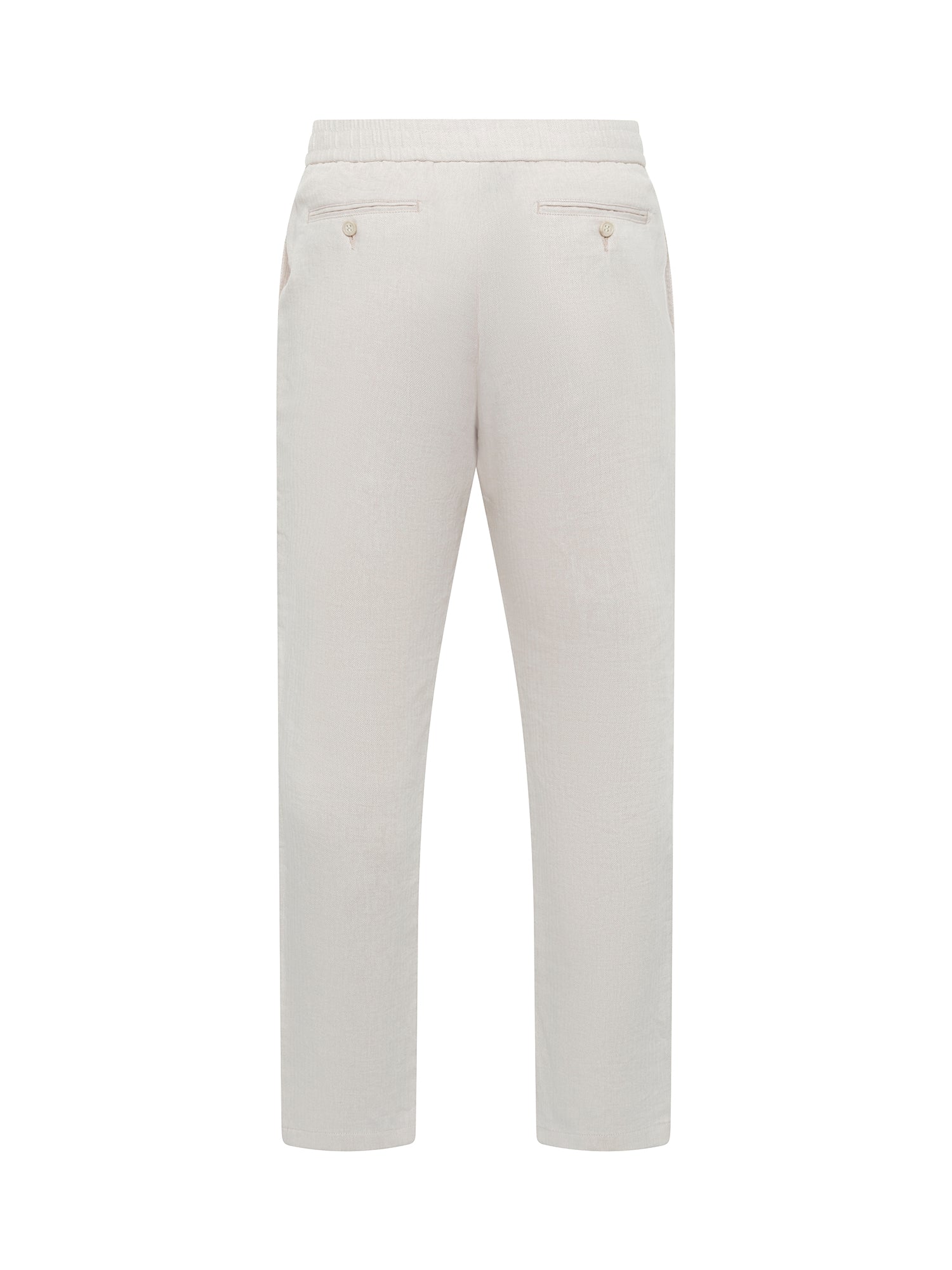 Sand Herringbone Blend Jogger Pant