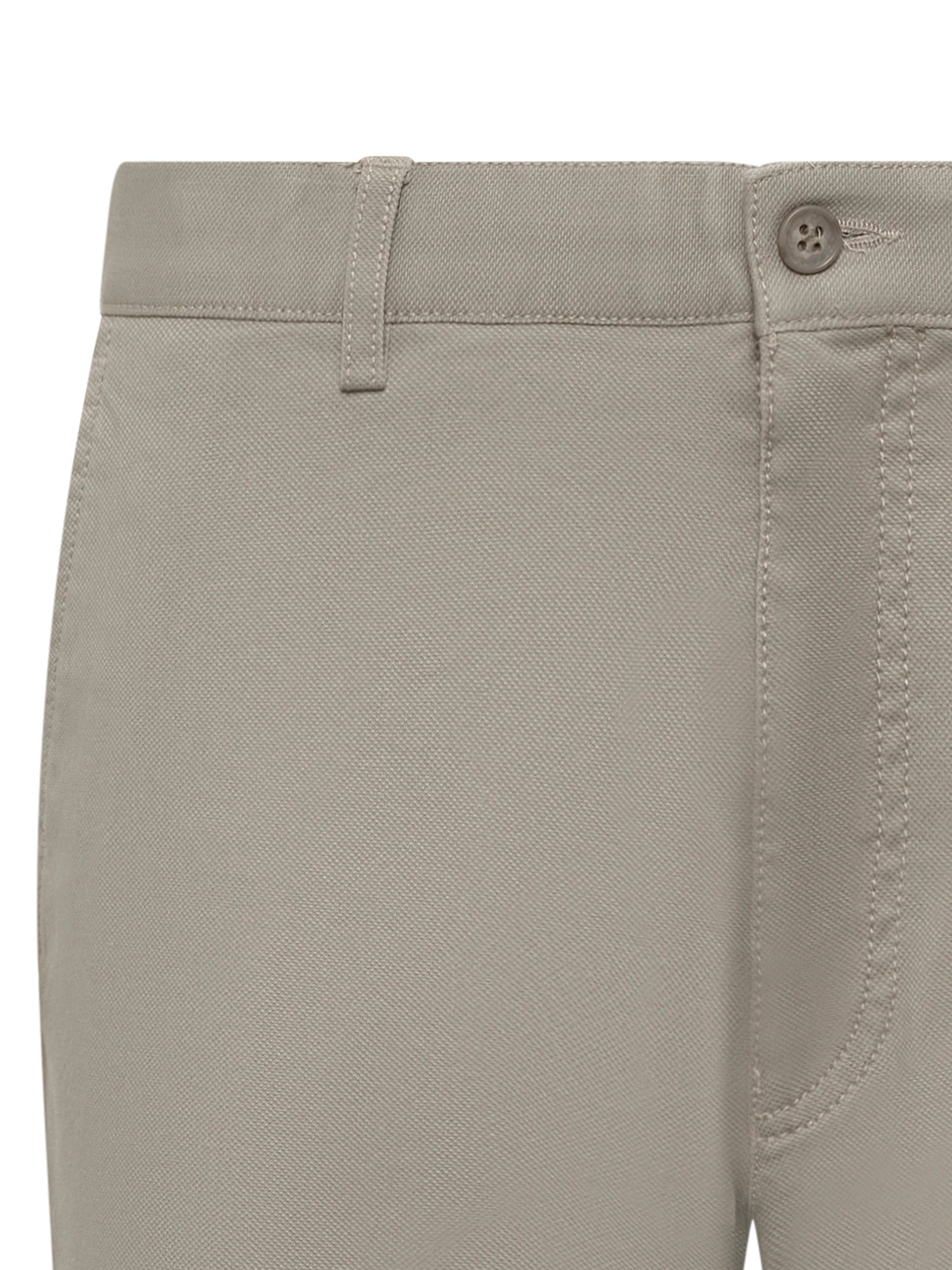 Beige Hopsack Chino