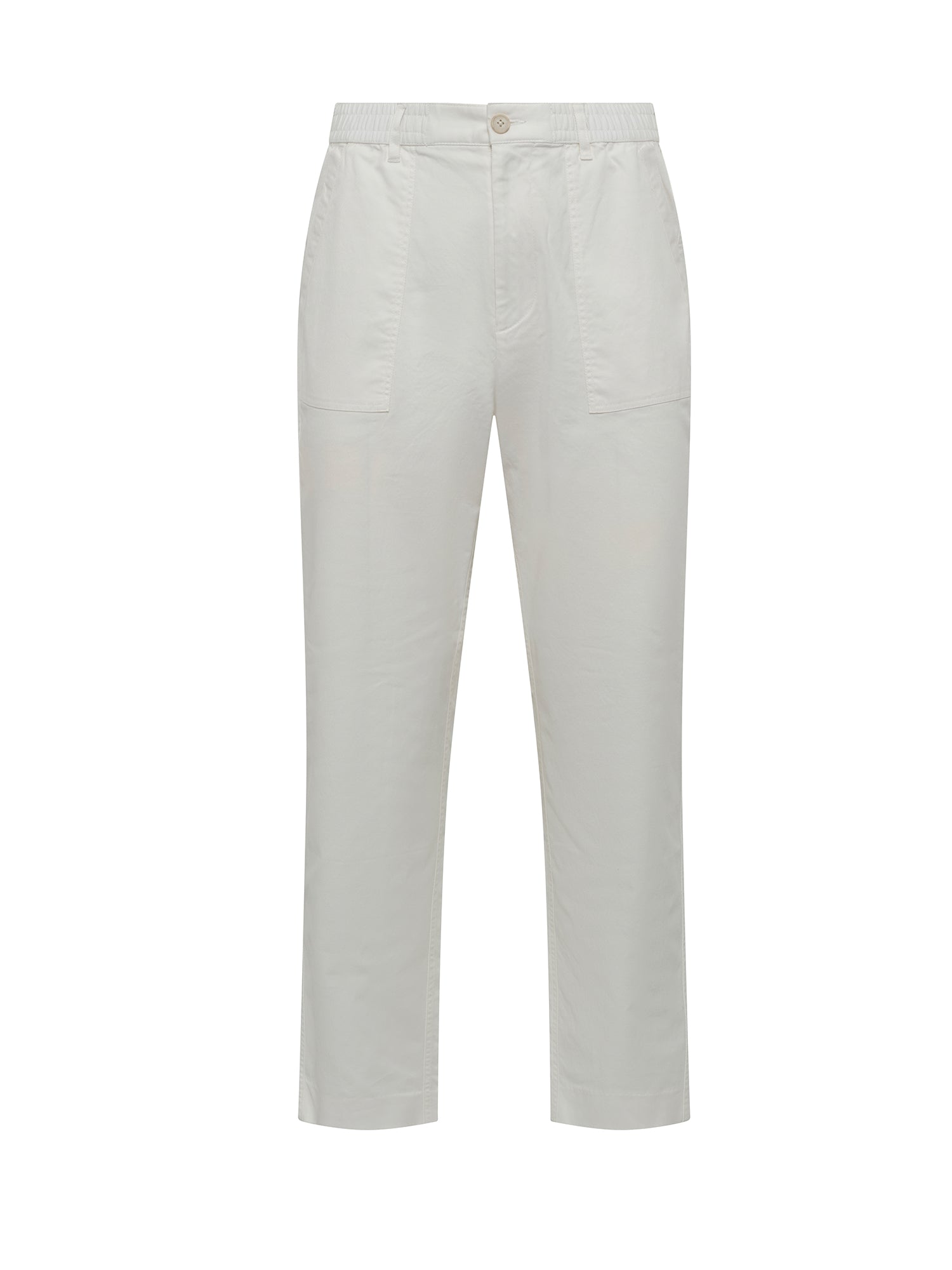 White Relaxed Fatigue Pant