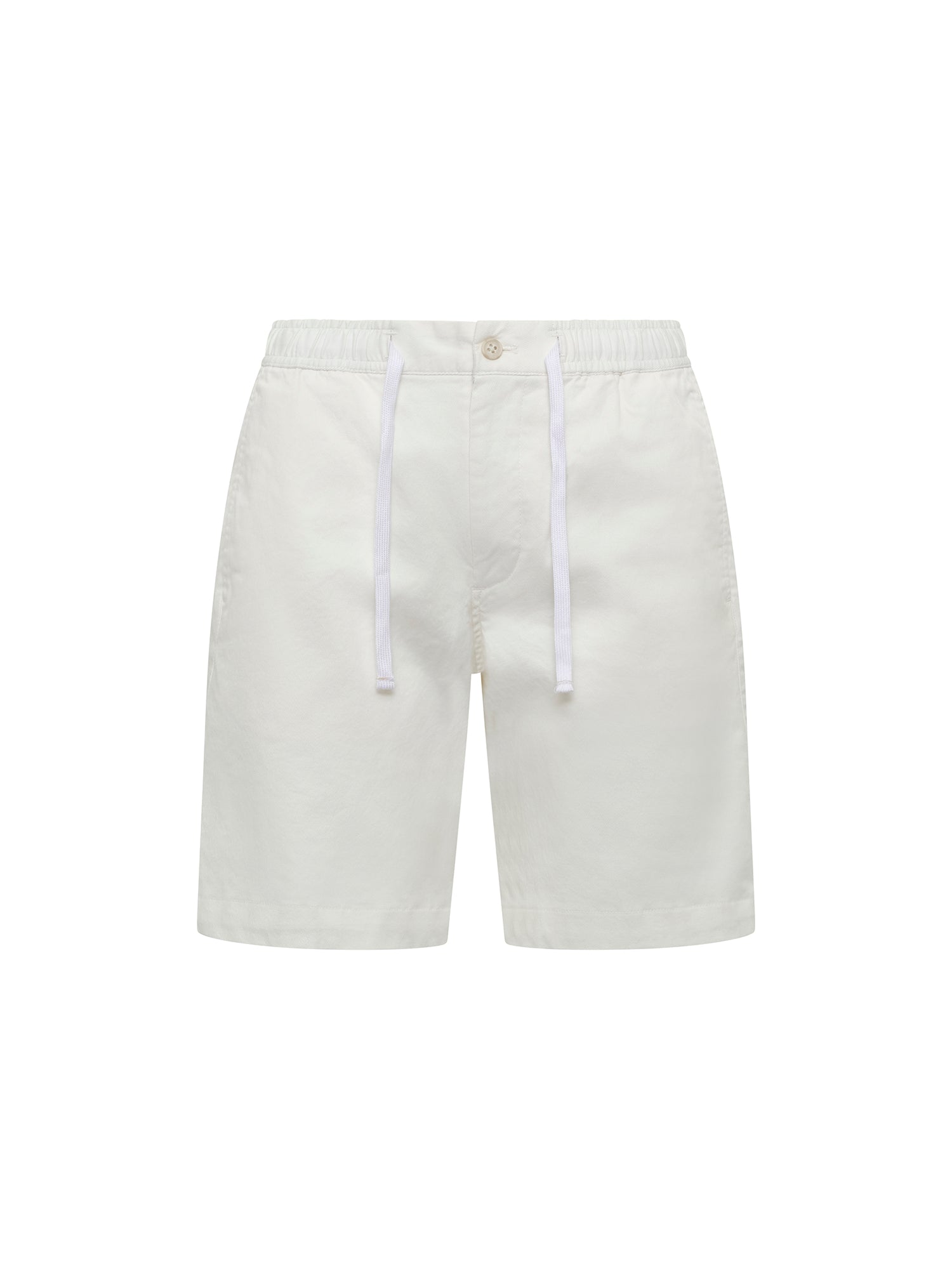 White Drawstring Shorts