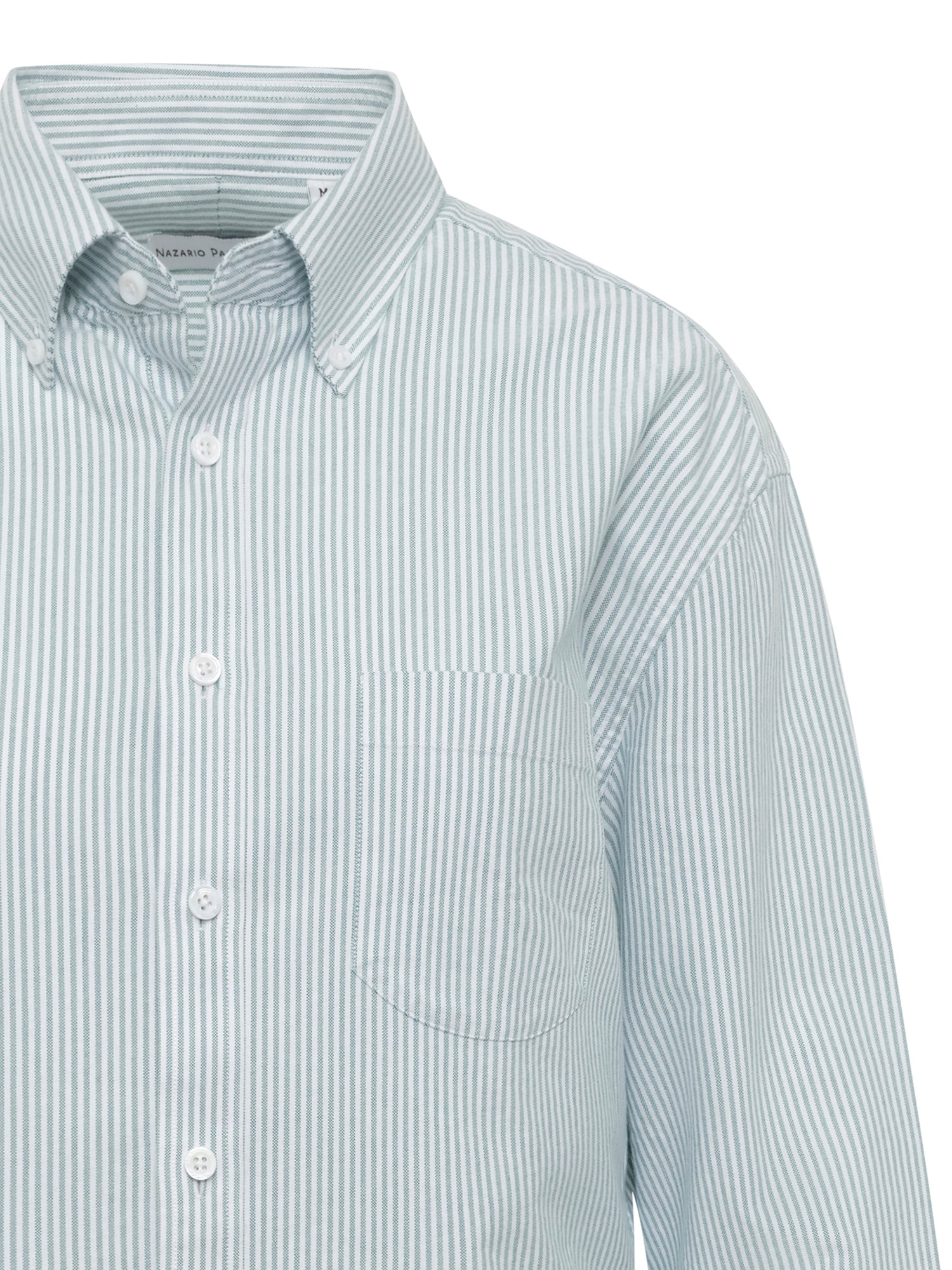 Teal Stripe Oxford Shirt