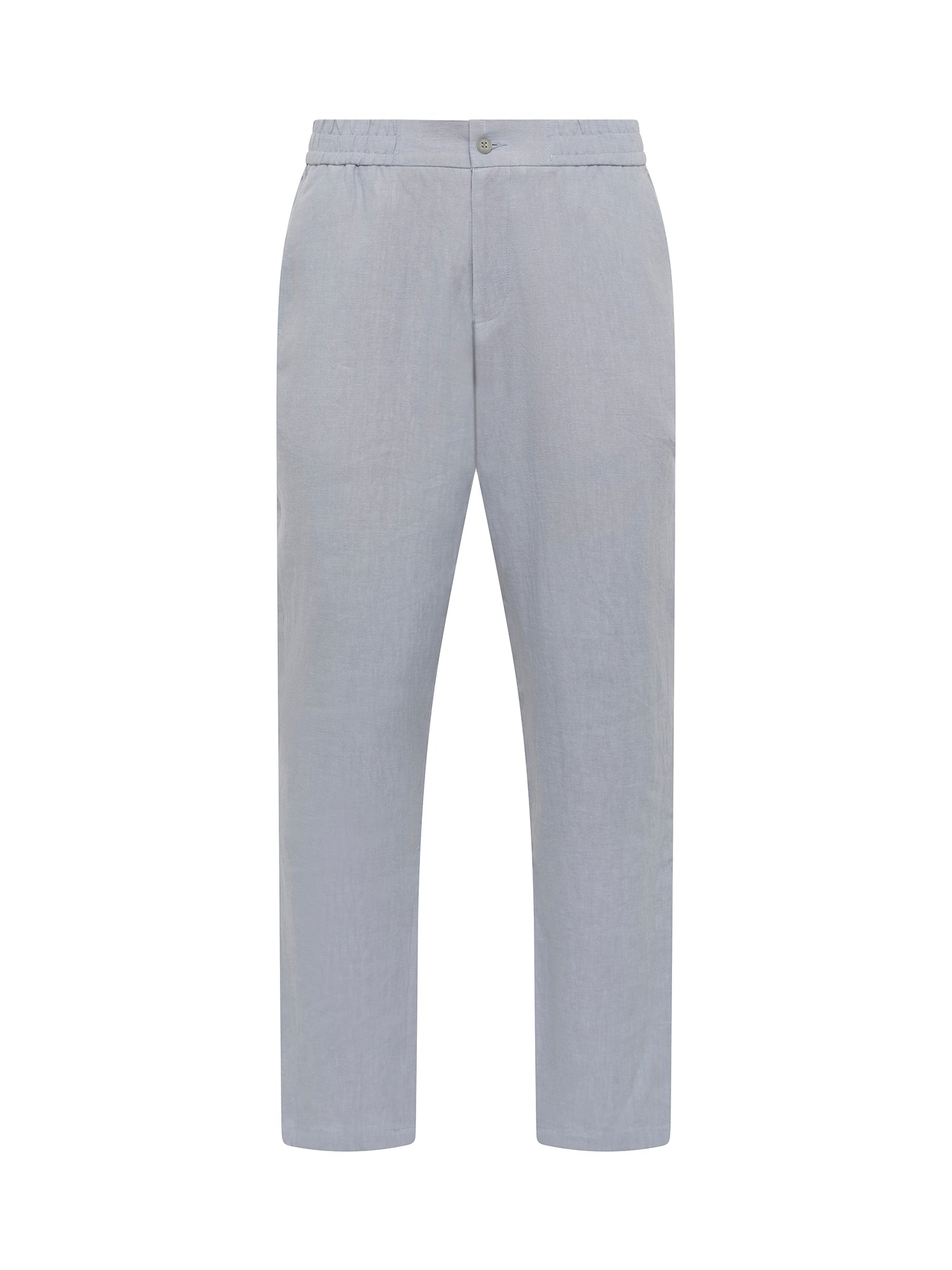 Light Blue Linen Jogger Pant