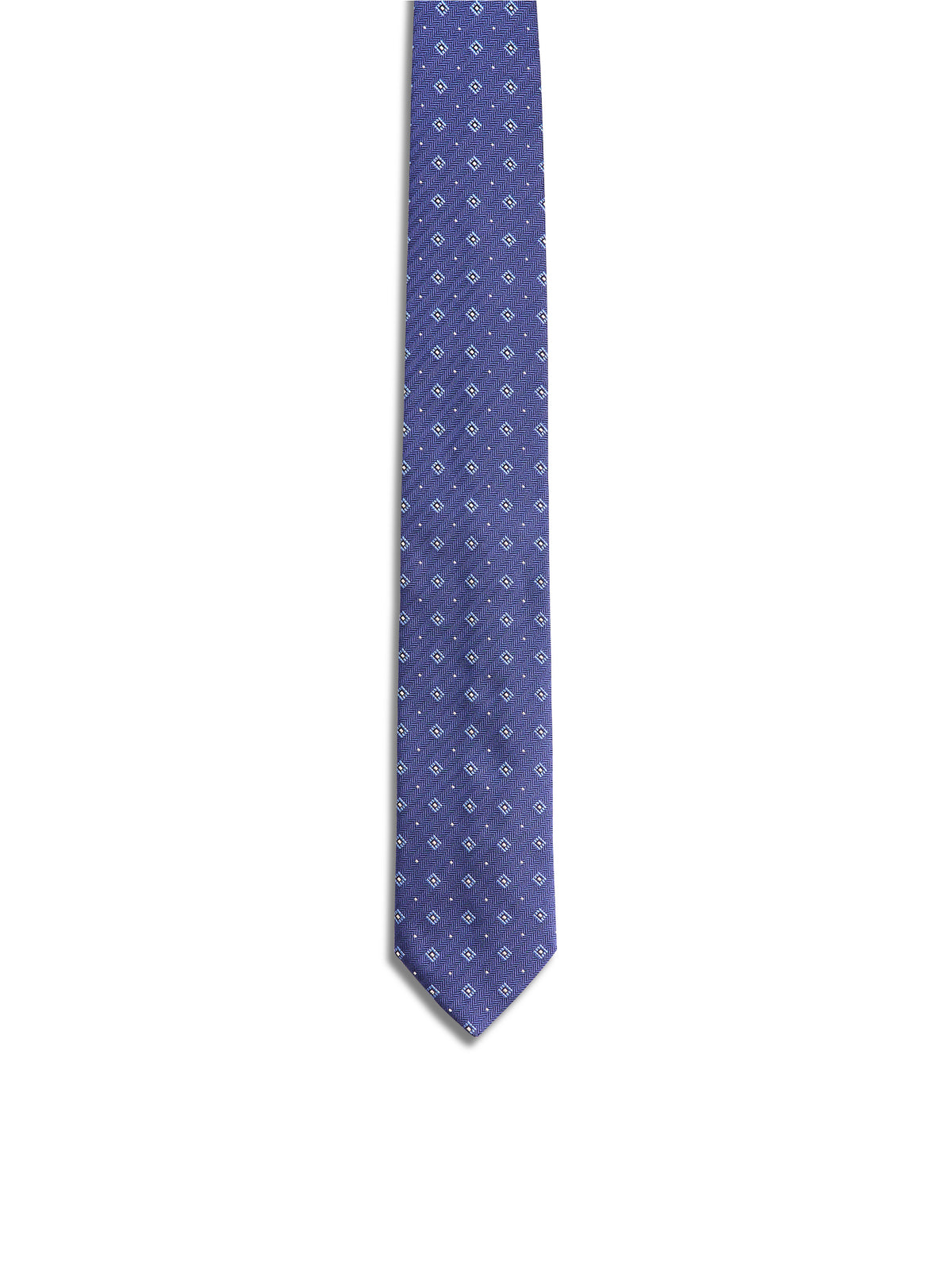 Azure & Blue Diamond Silk Tie