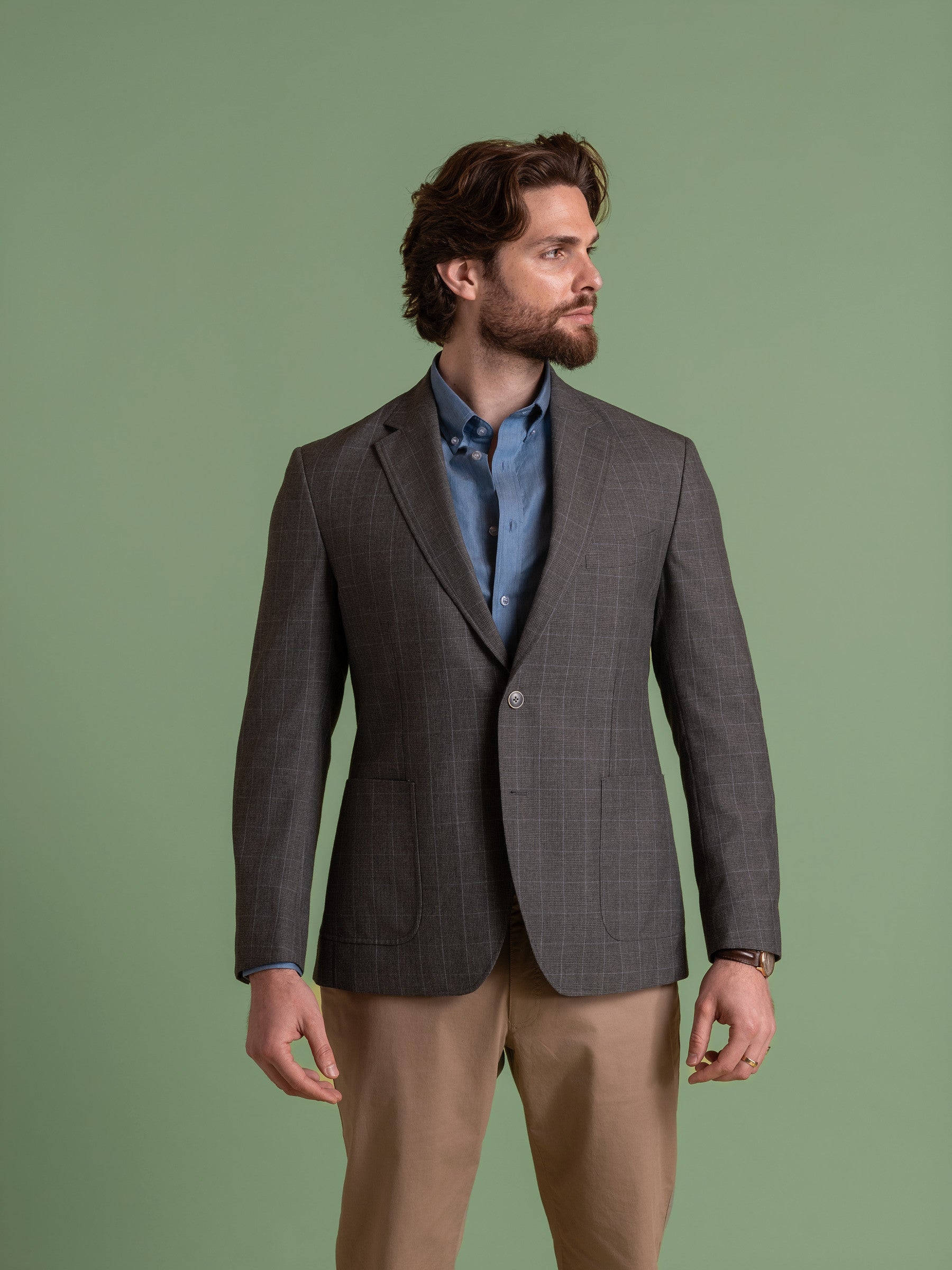 Deconstructed Prince Of Wales Check Blazer