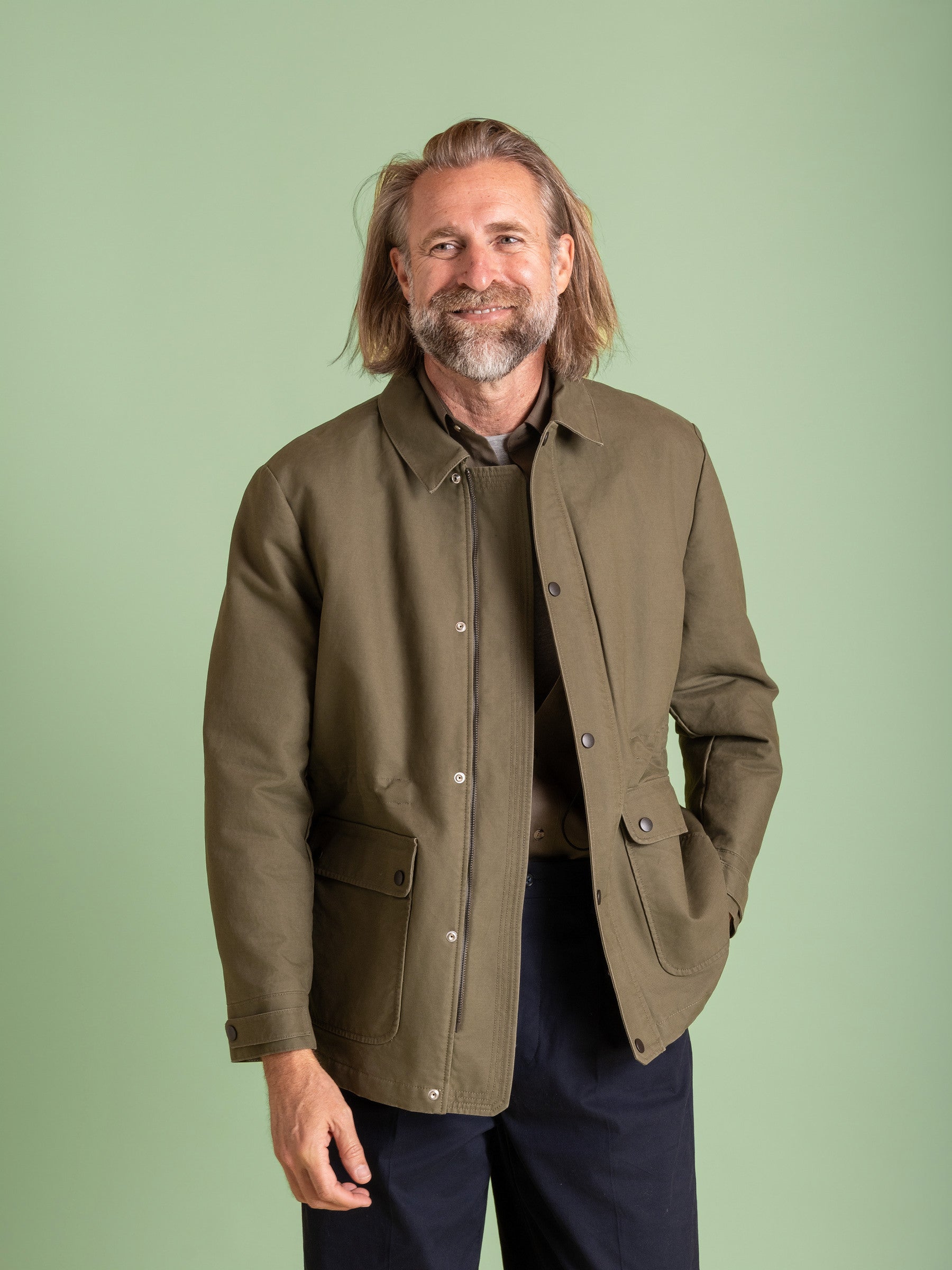 Khaki Technical Jacket