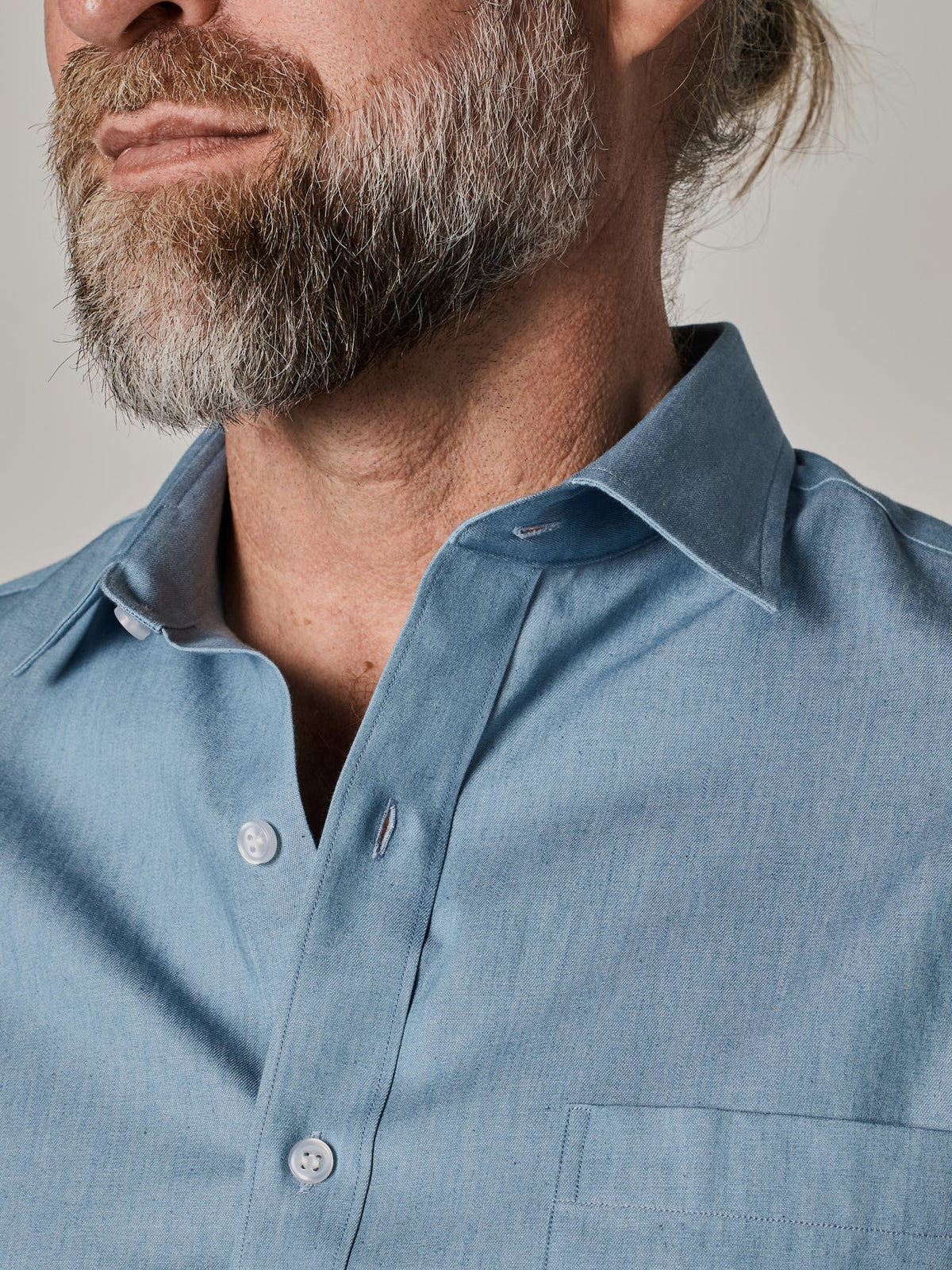 Light Blue Chambray Shirt