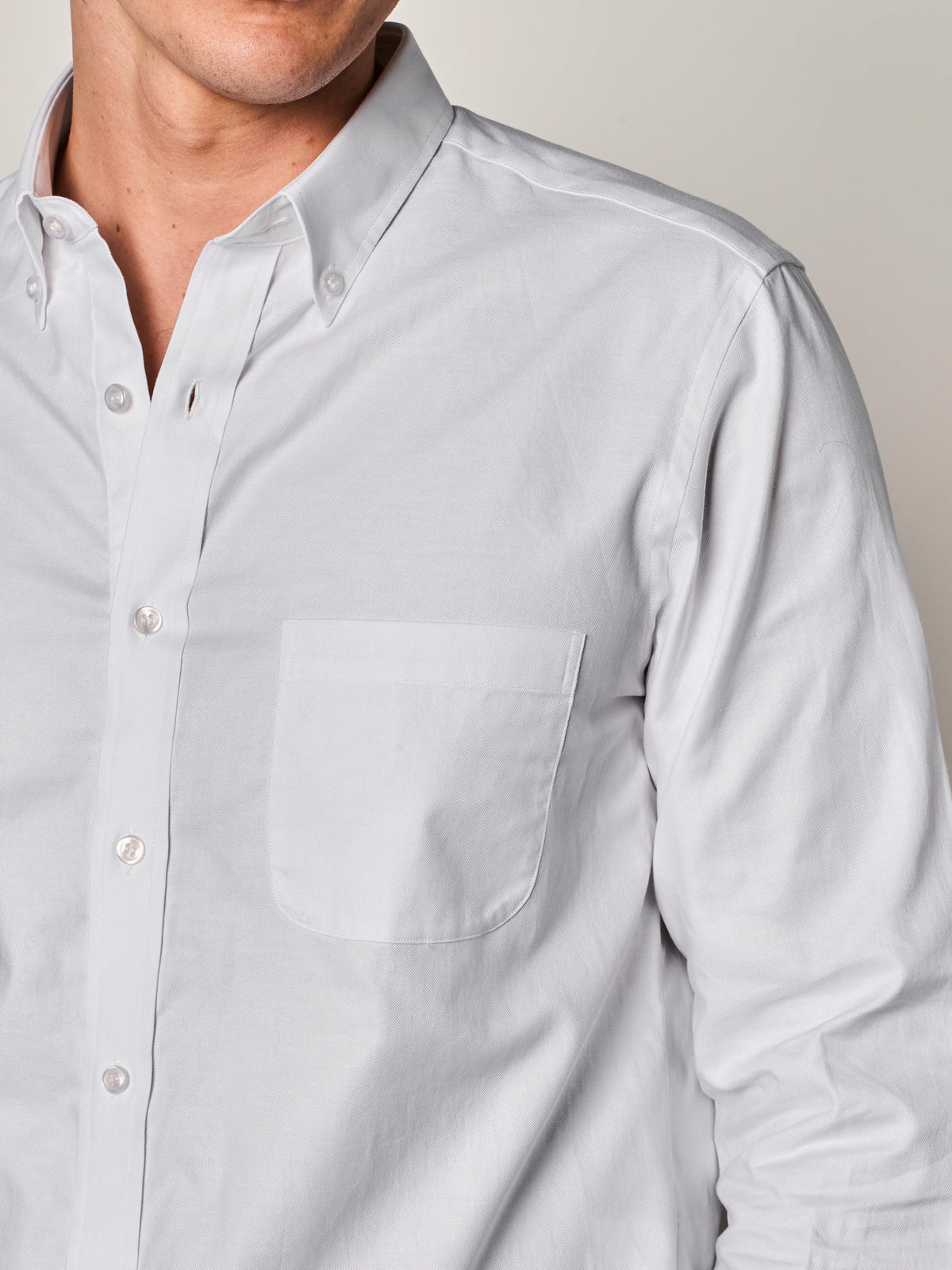 White Oxford Button Down Shirt