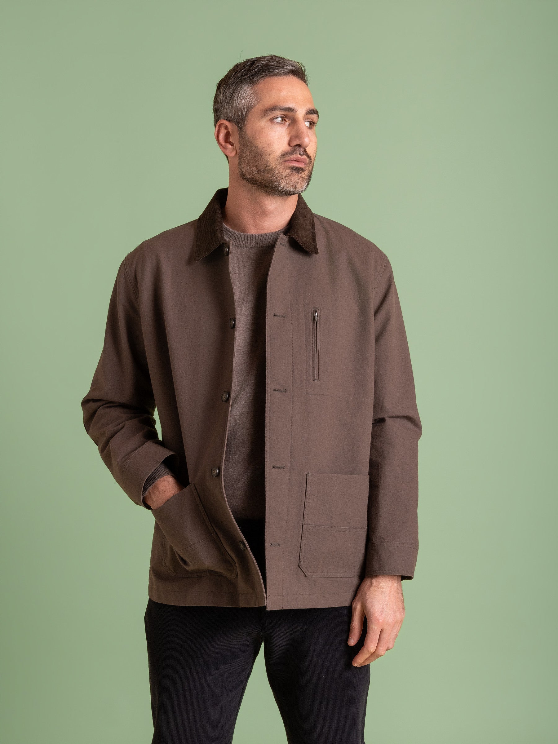 Mid Brown Nolita Worker Jacket