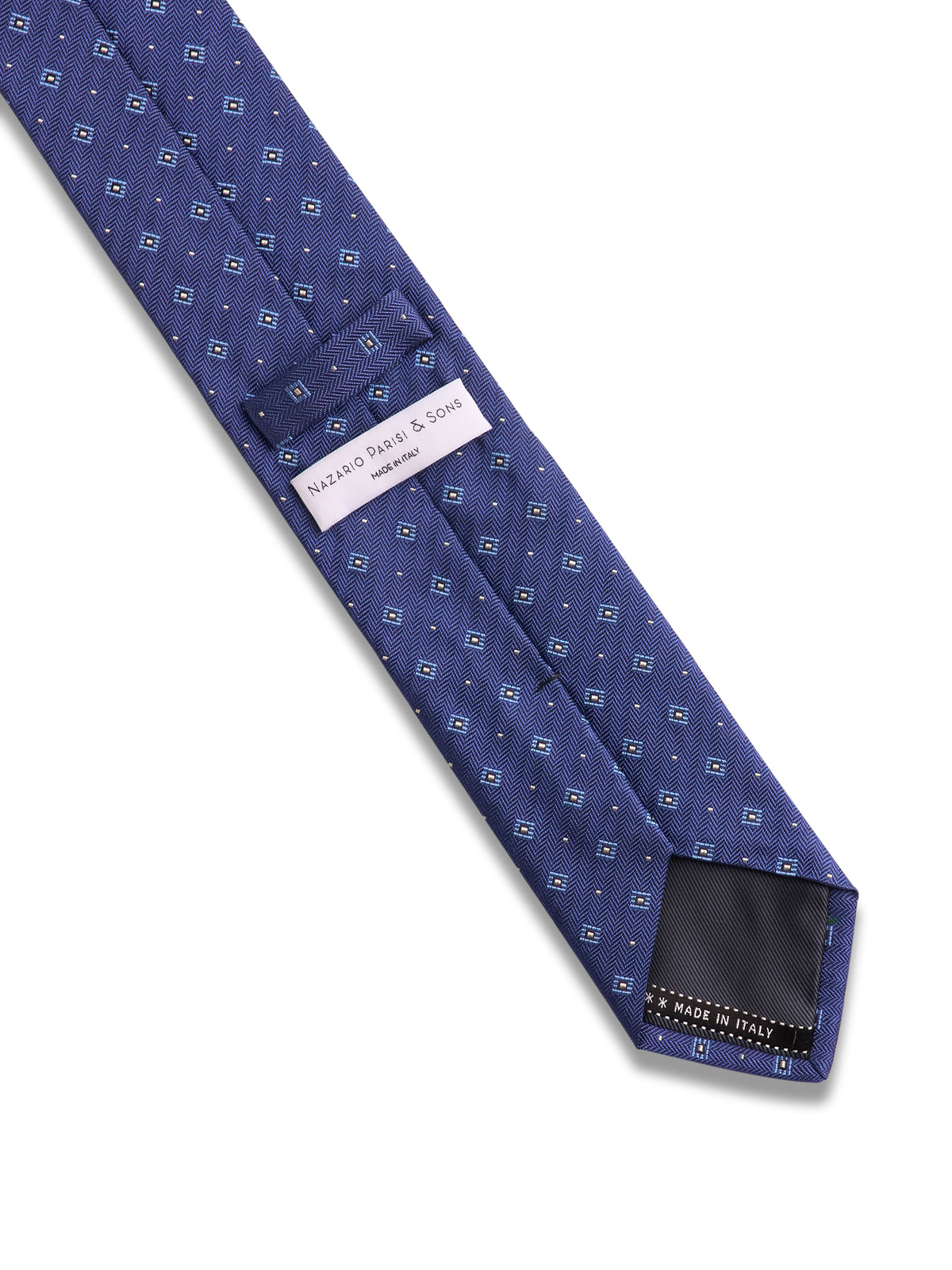 Azure & Blue Diamond Silk Tie