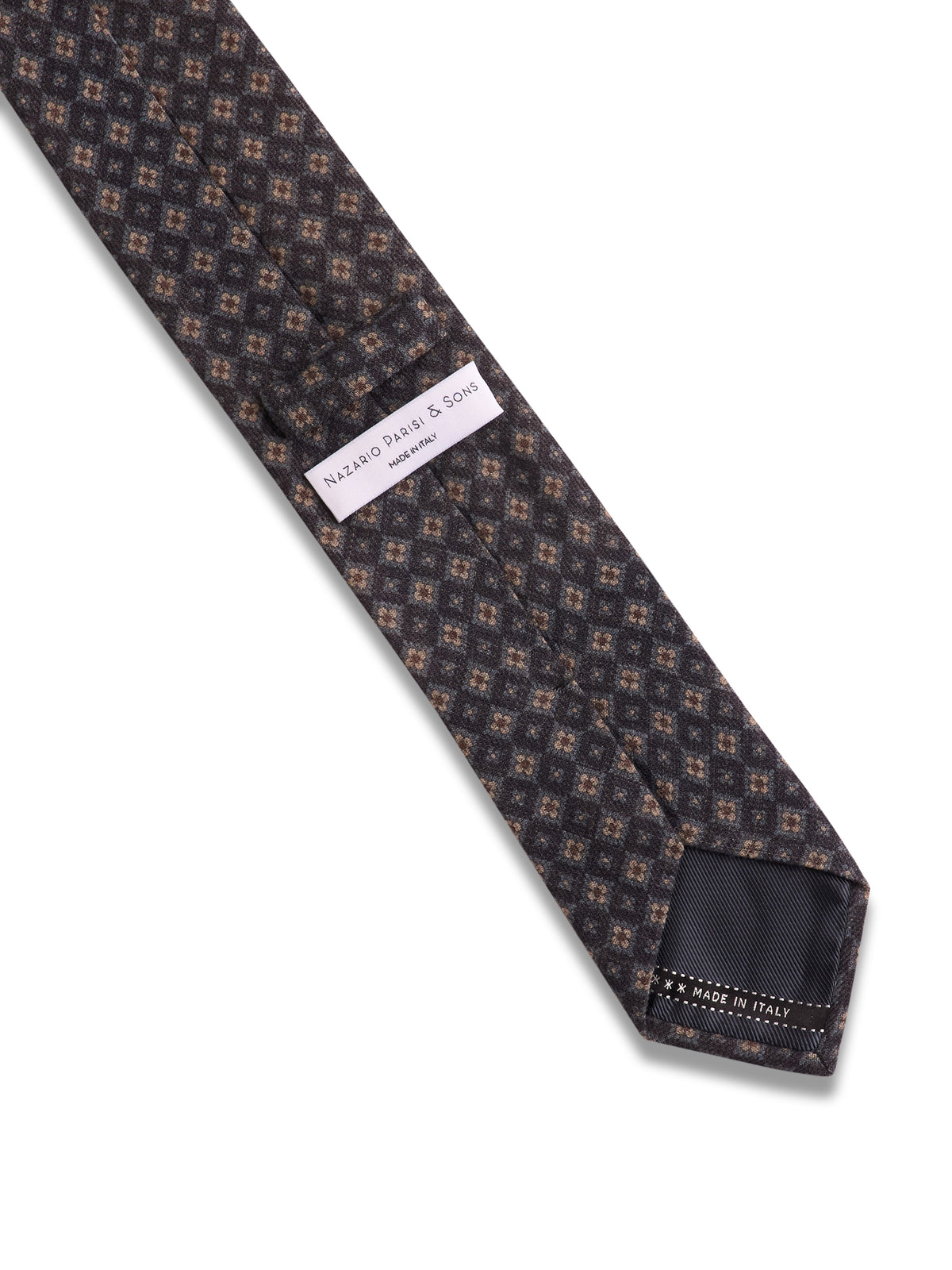 Vintage Navy Cashmere Tie