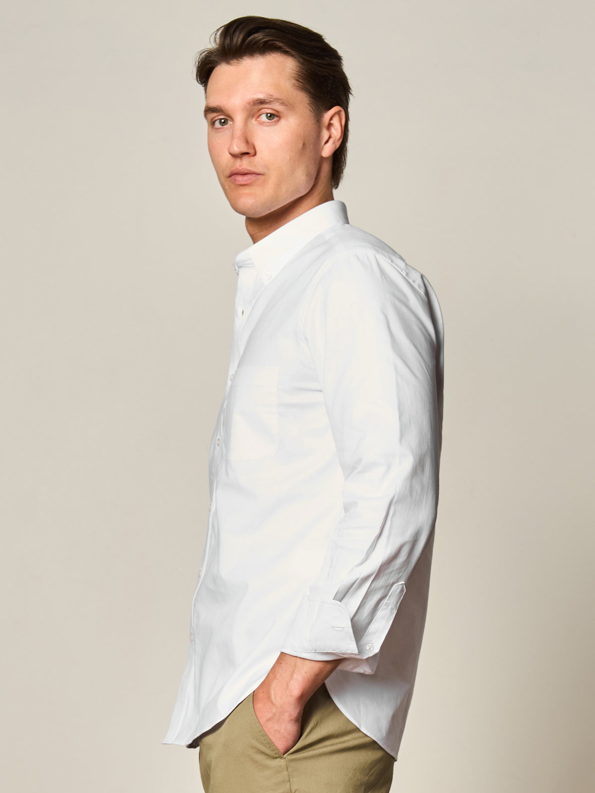 White Oxford Button Down Shirt