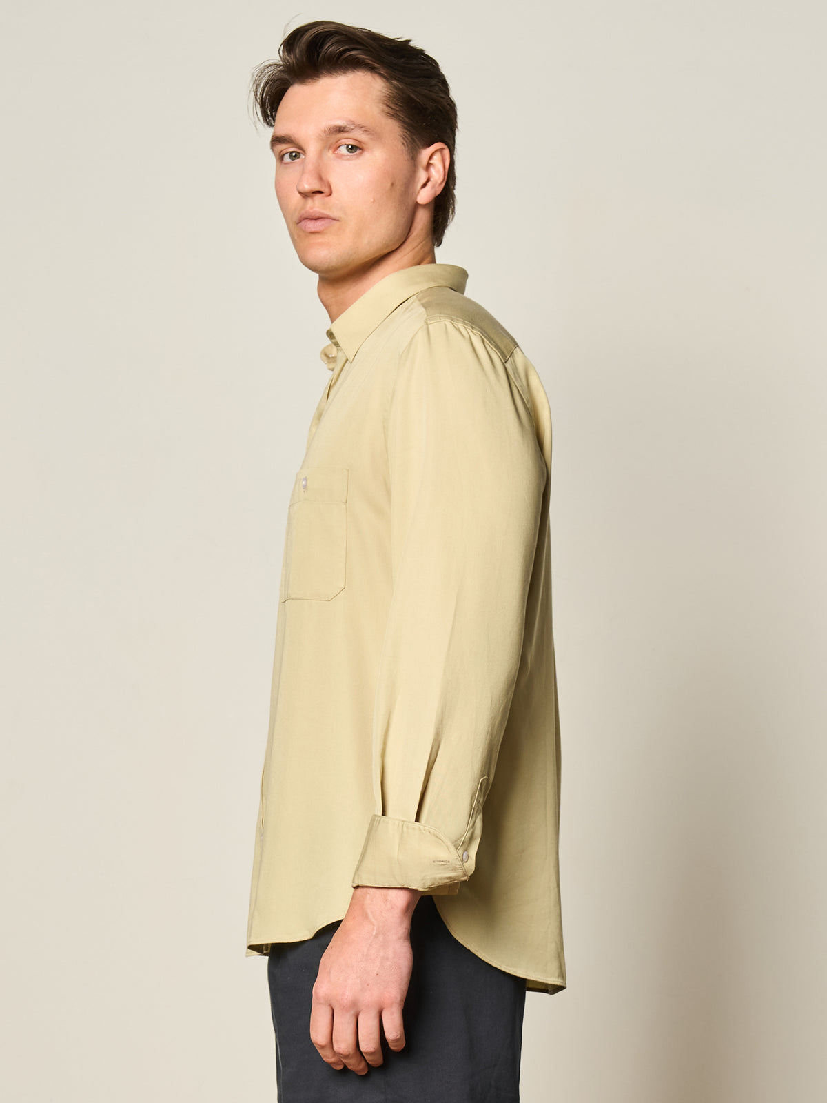 Cream Tencel Osaka Shirt