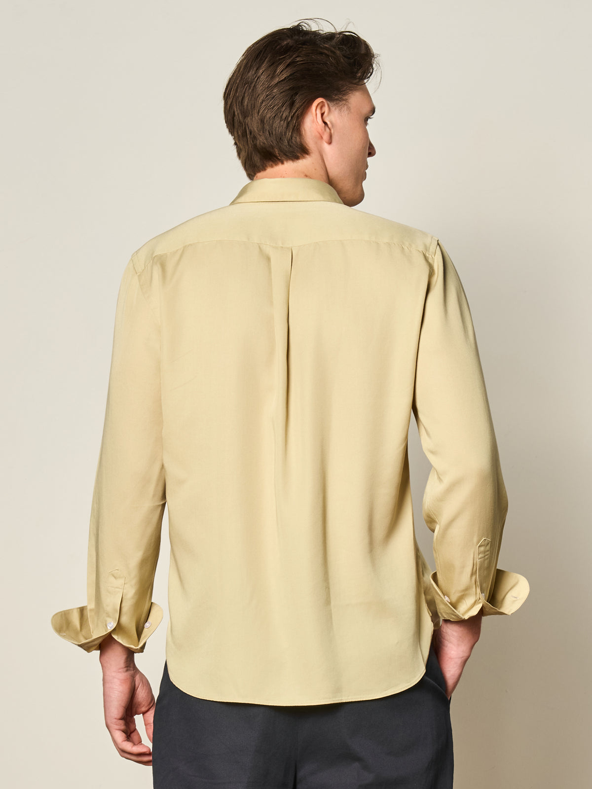Cream Tencel Osaka Shirt