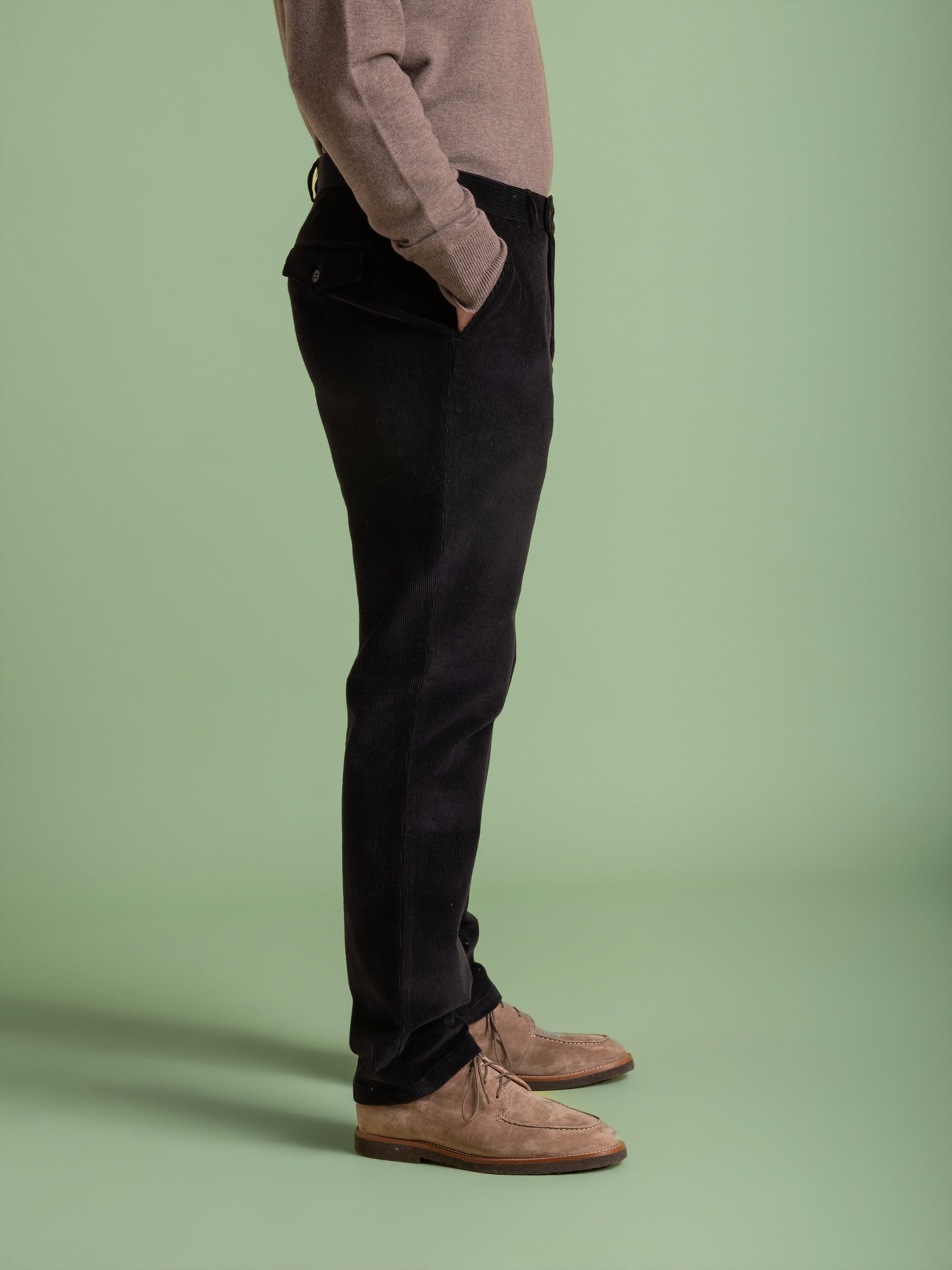 Navy Cord Chino
