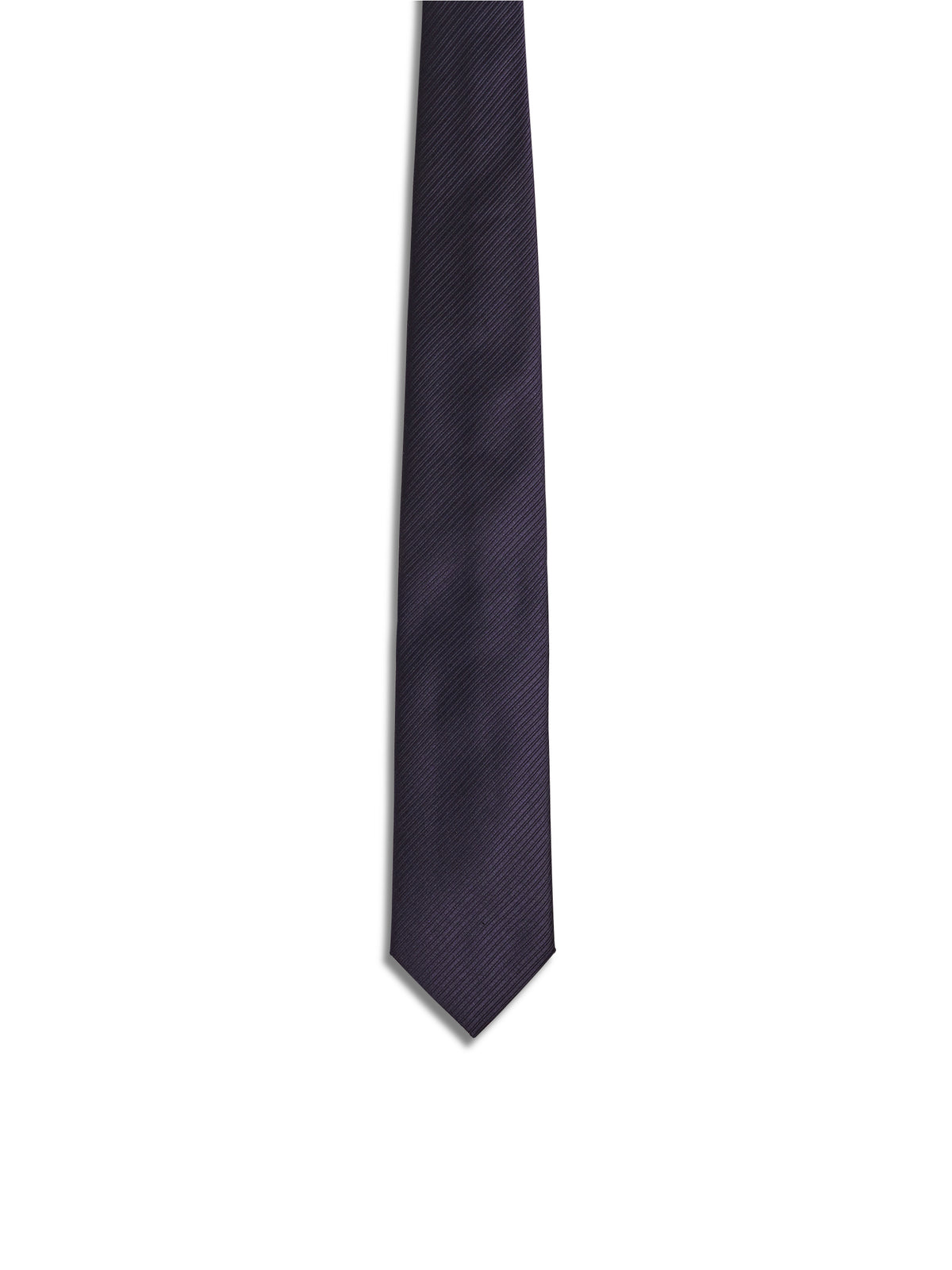 Navy Self Stripe Silk Tie