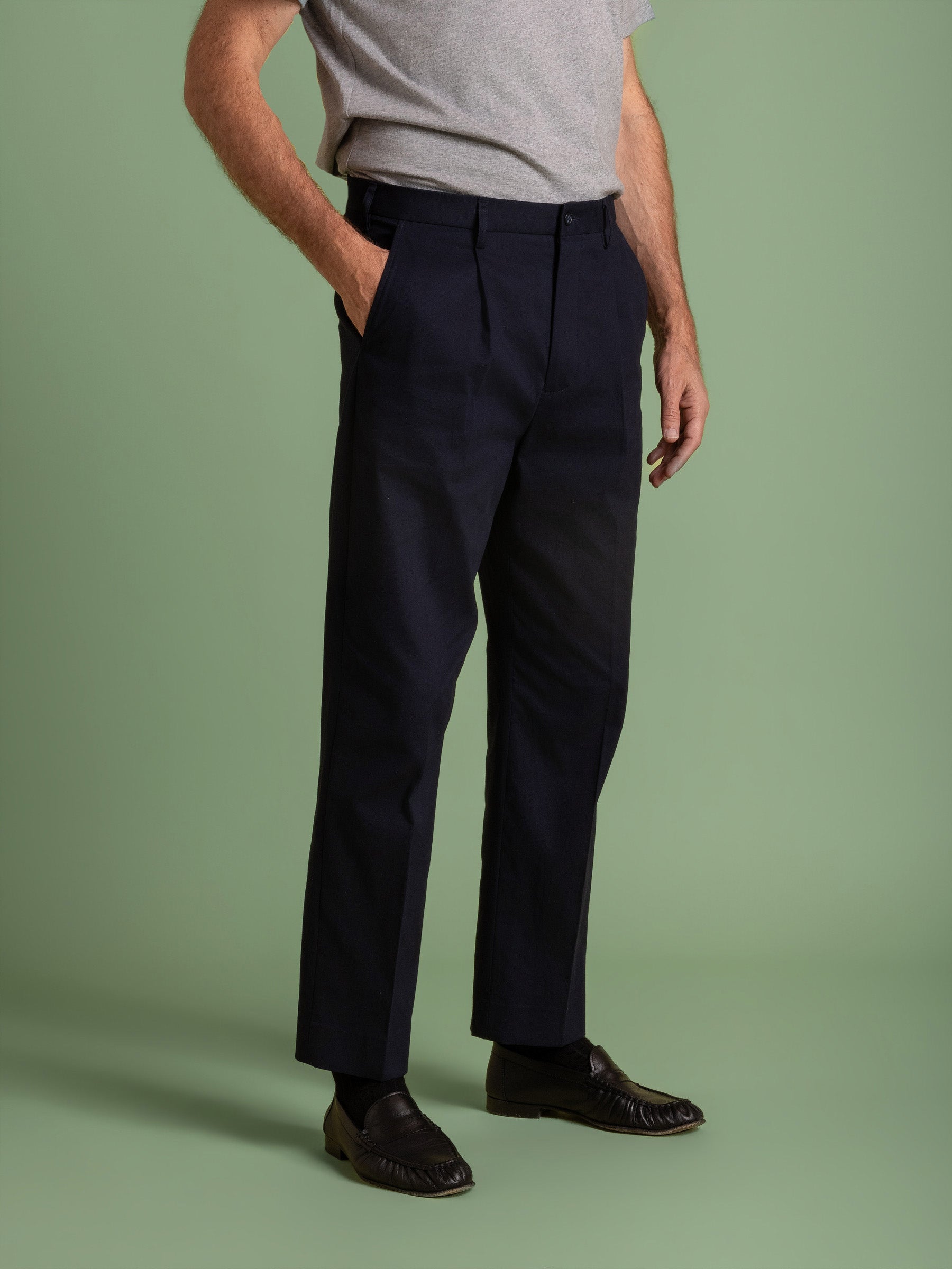 Navy Tuscany Relaxed Trouser