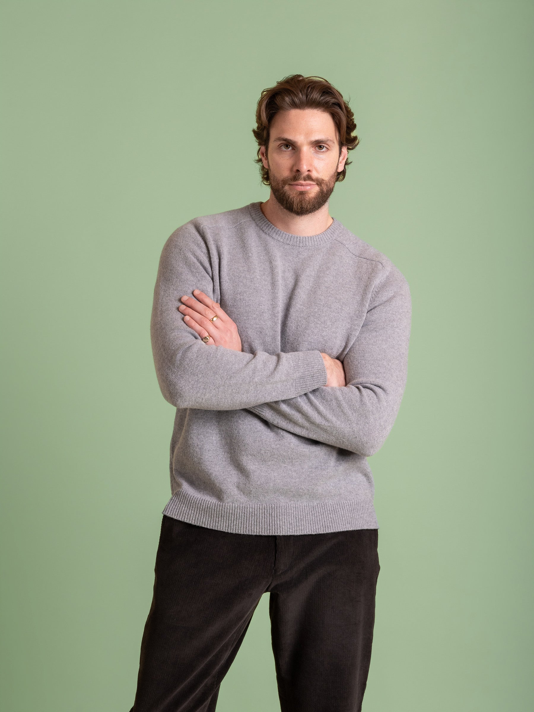 Wood Ash Saddle Shoulder Pullover