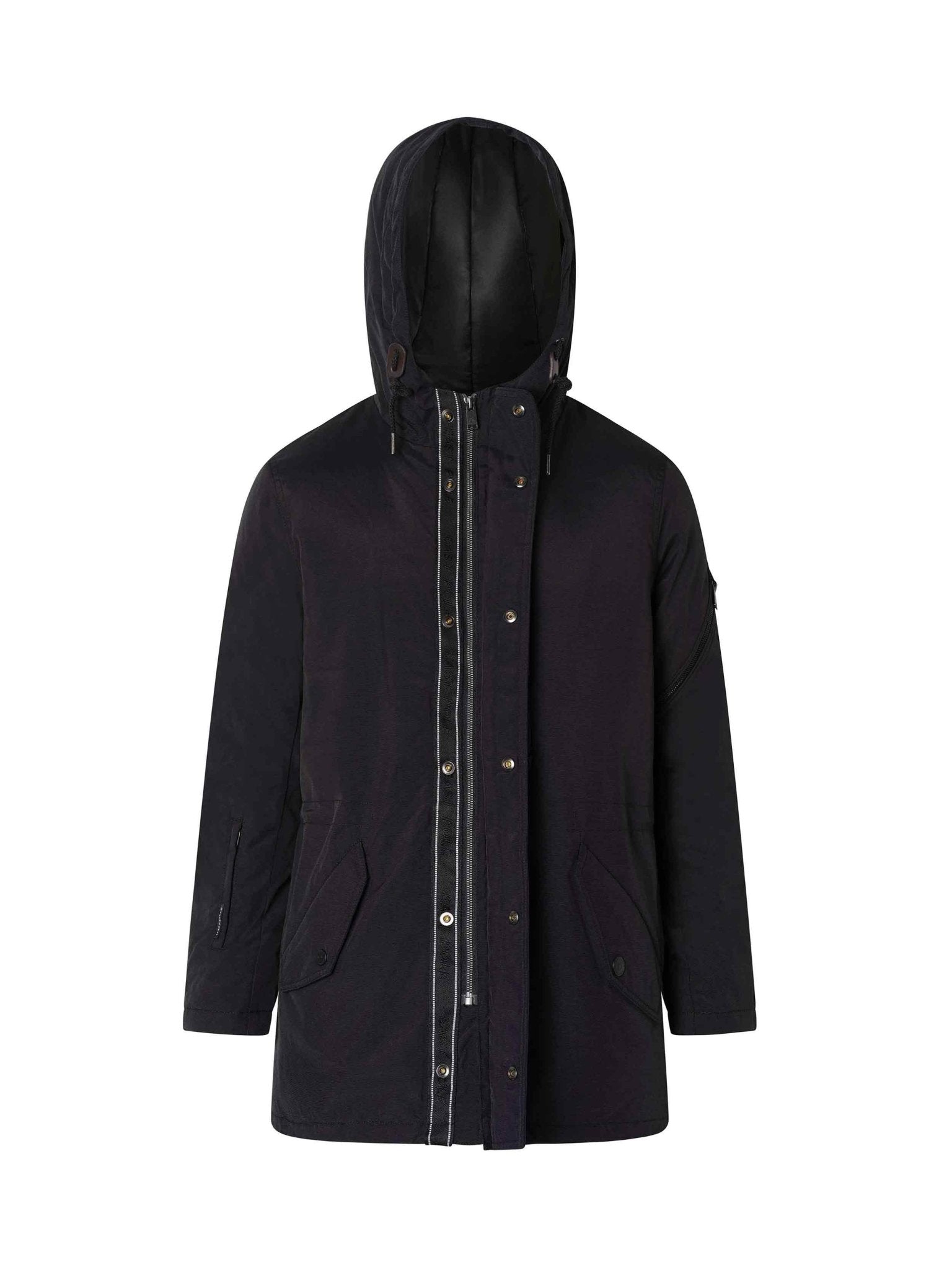 Black Down Parka - Nazario Parisi & Sons