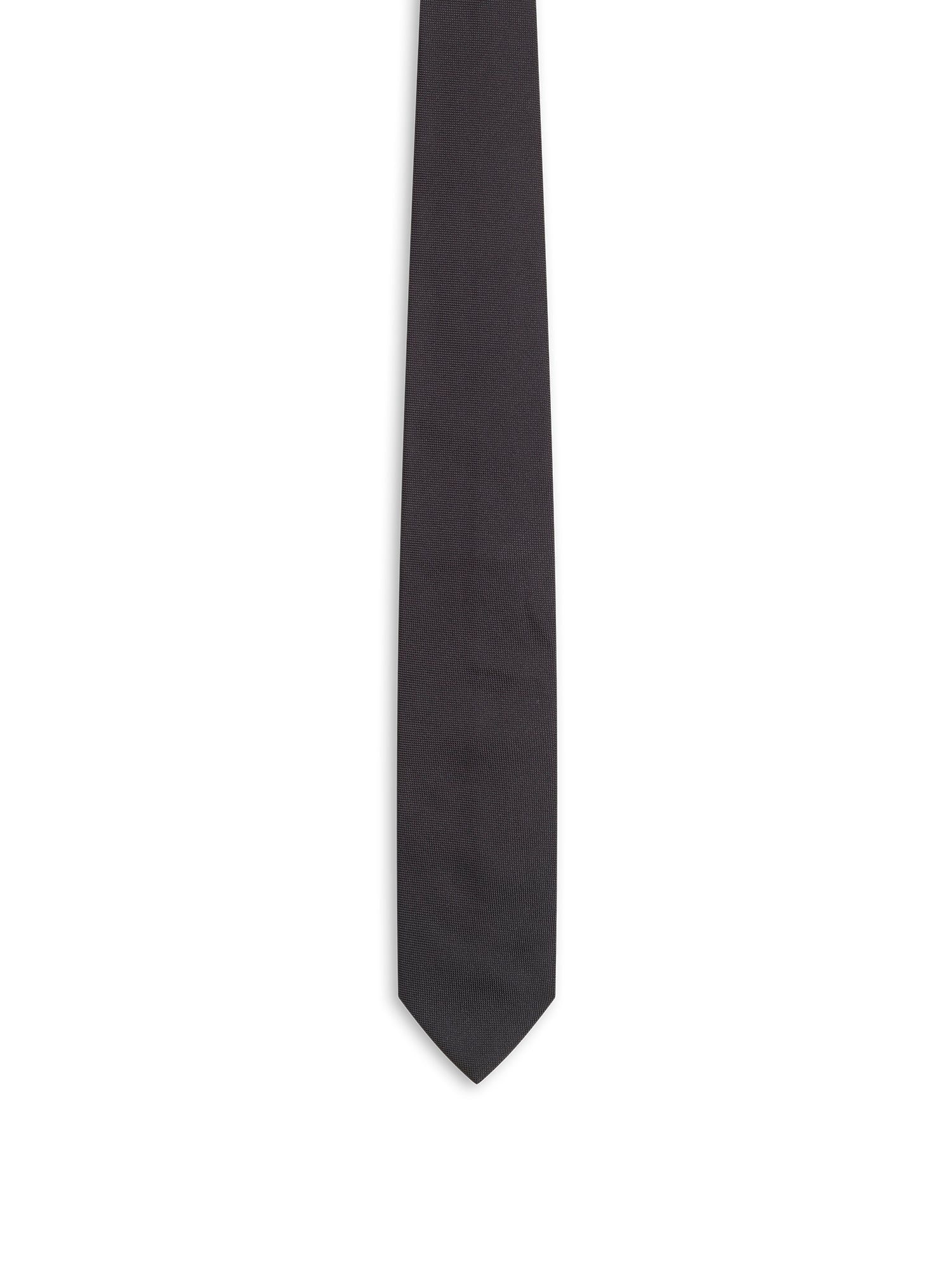 Black Satin Tie - Nazario Parisi & Sons