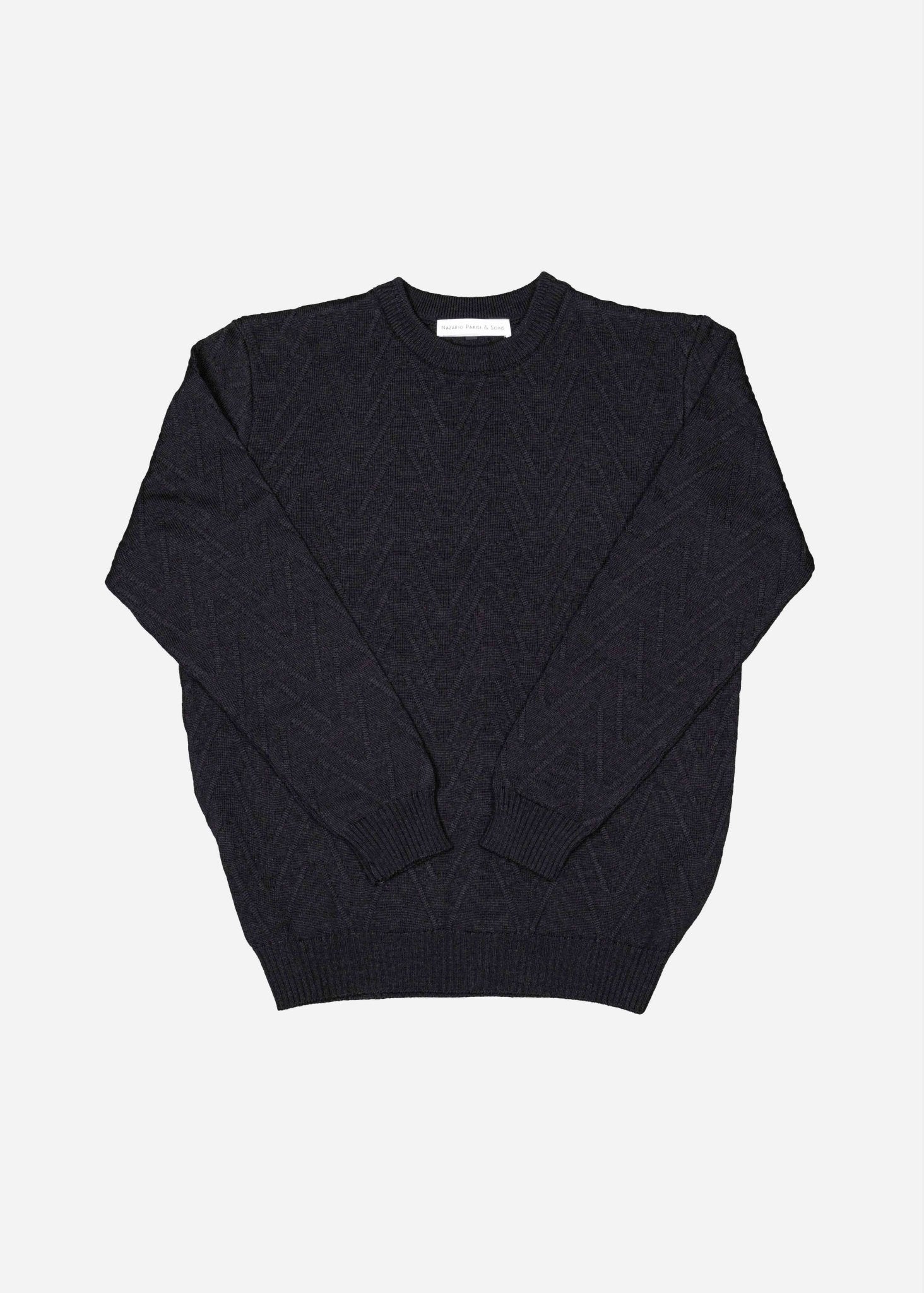 Black Wave Knit - Nazario Parisi & Sons