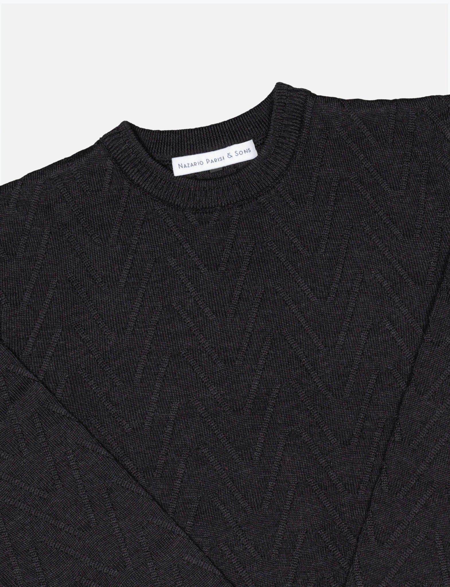 Black Wave Knit - Nazario Parisi & Sons