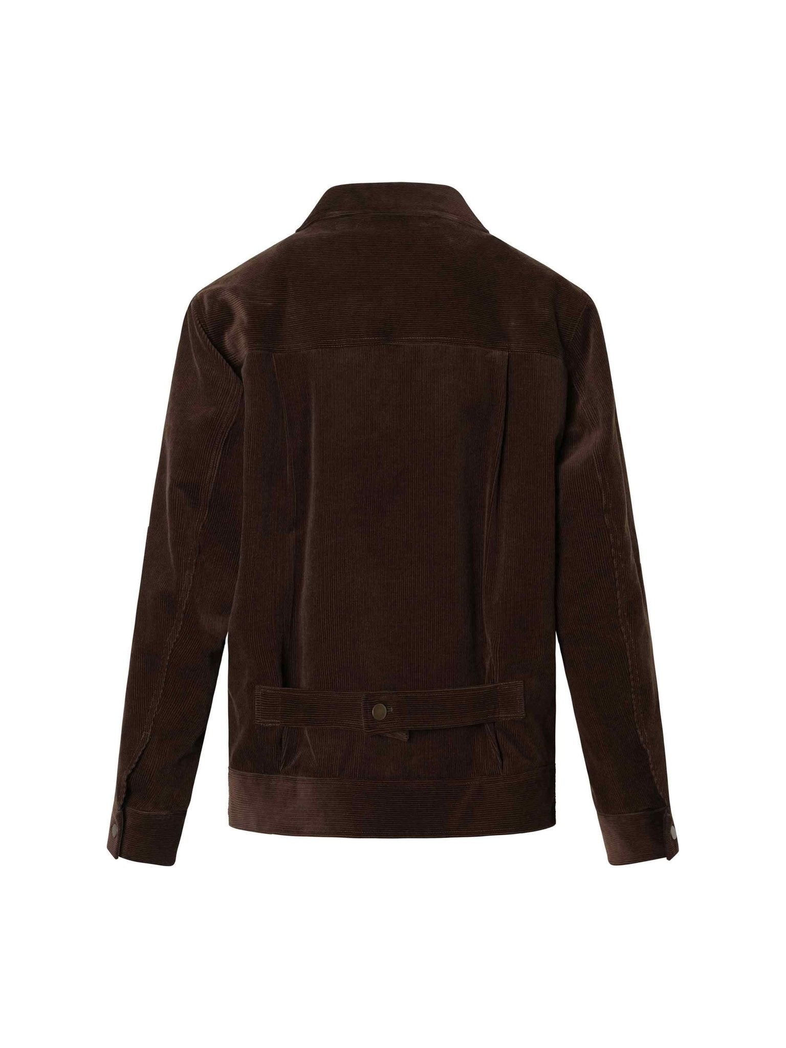 Brown Cord Trucker Jacket - Nazario Parisi & Sons