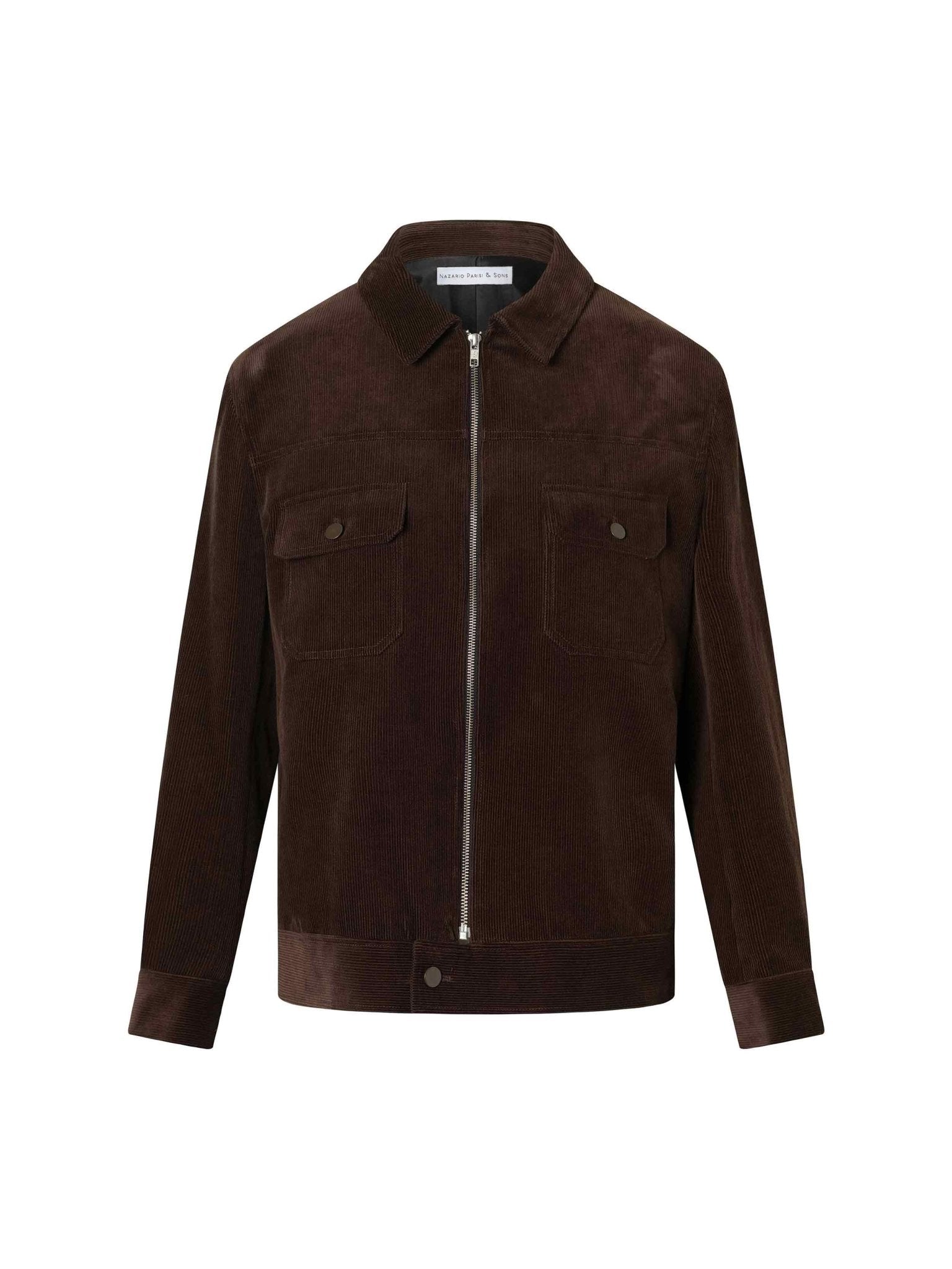 Brown Cord Trucker Jacket - Nazario Parisi & Sons