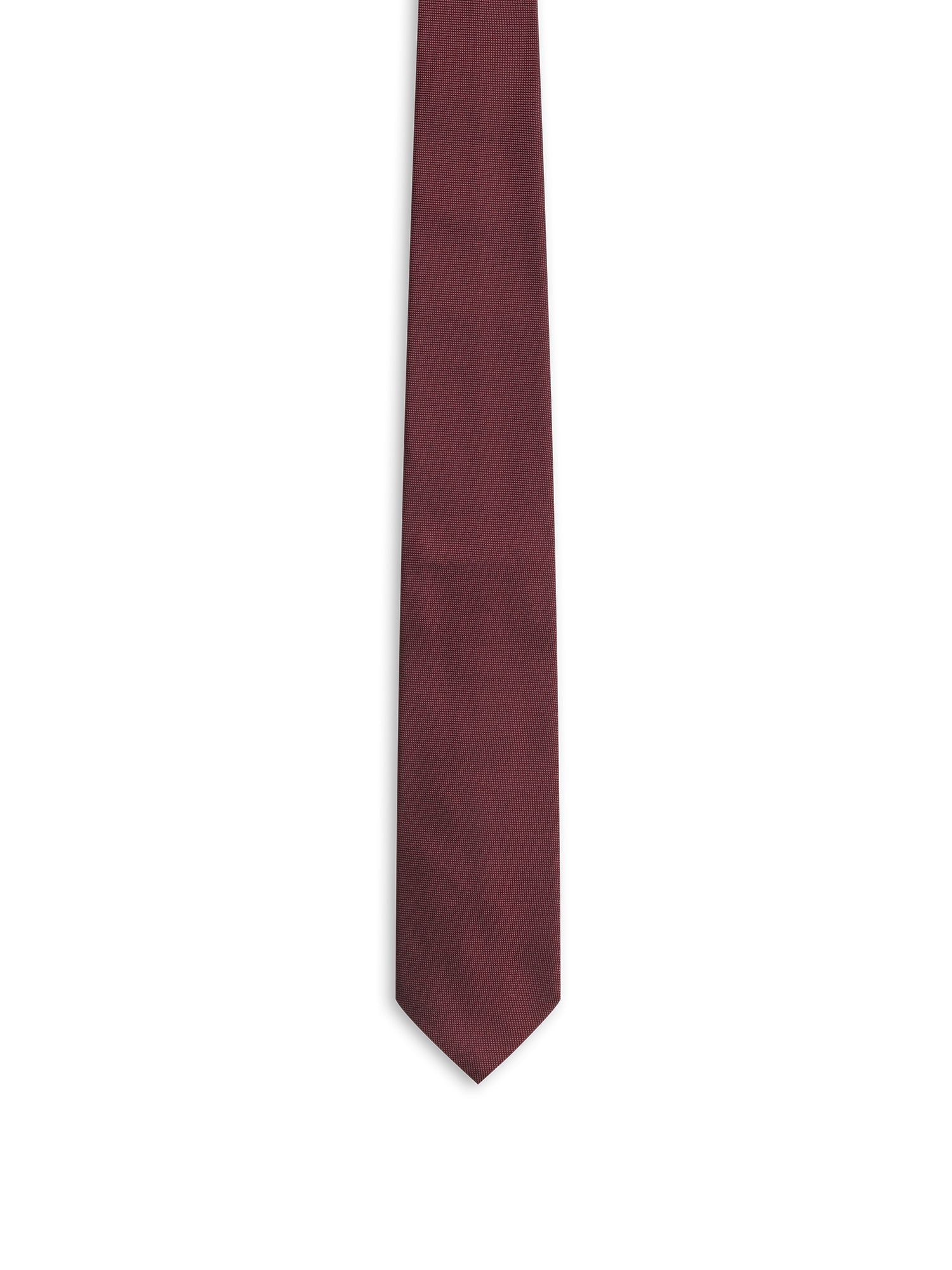 Burgundy Satin Tie - Nazario Parisi & Sons