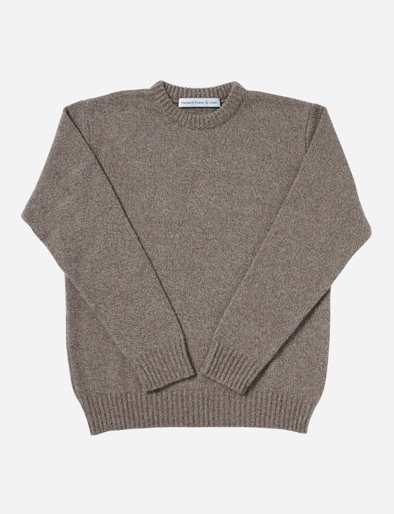 Camel Brushed Wool Knit - Nazario Parisi & Sons