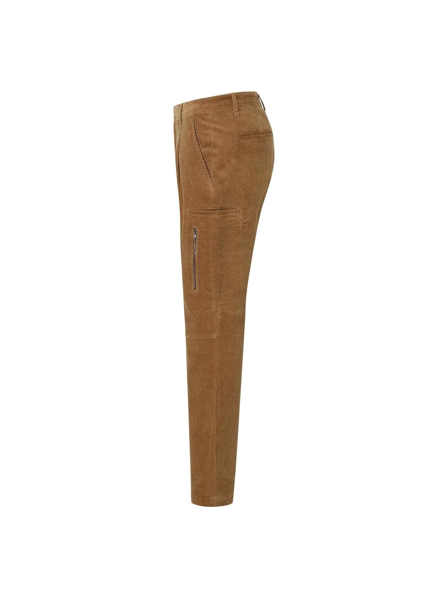 Camel Zip Cord Pant - Nazario Parisi & Sons