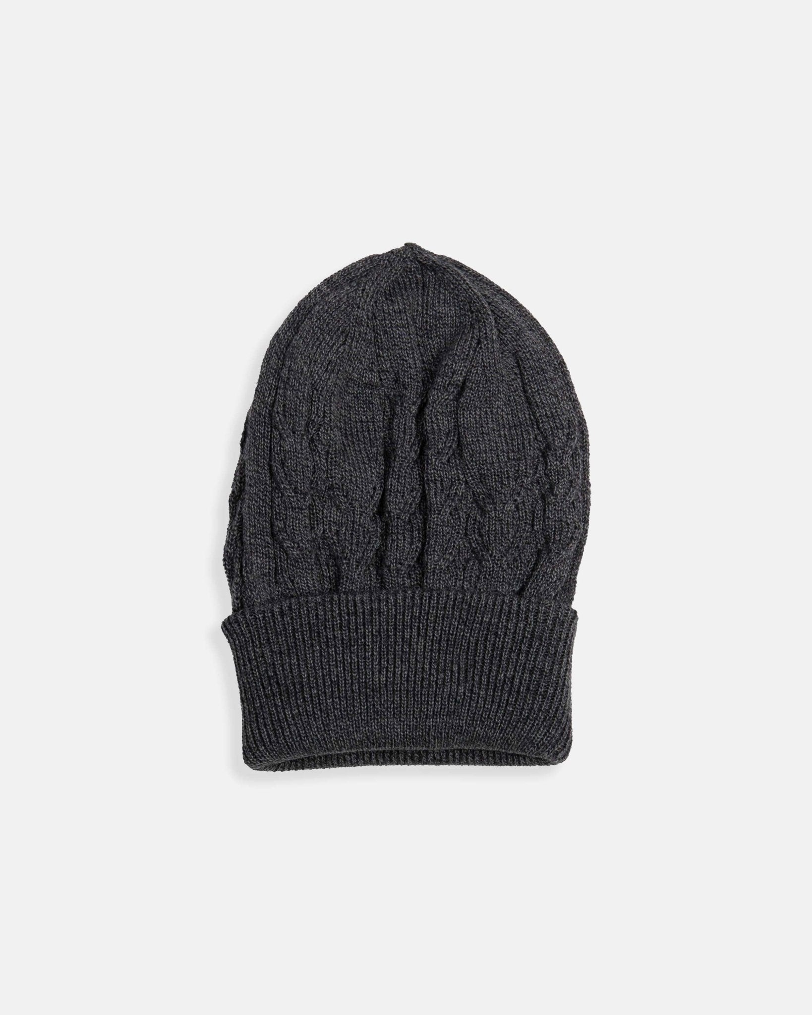 Charcoal Cable Beanie - Nazario Parisi & Sons