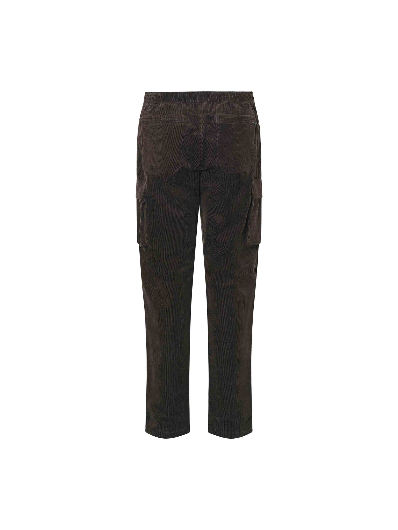 Charcoal Cord Cargo Pant - Nazario Parisi & Sons