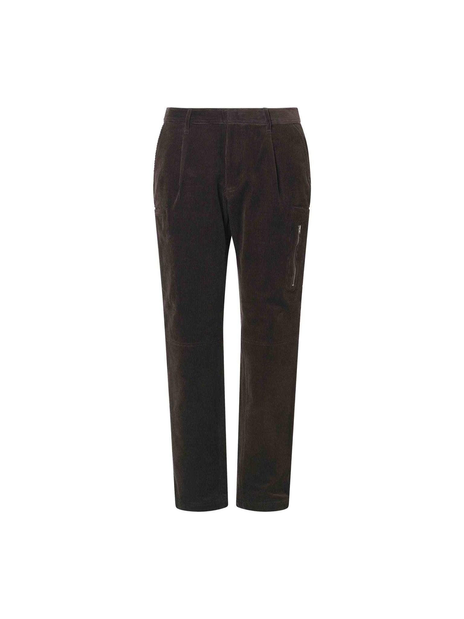 Charcoal Zip Cord Pant - Nazario Parisi & Sons