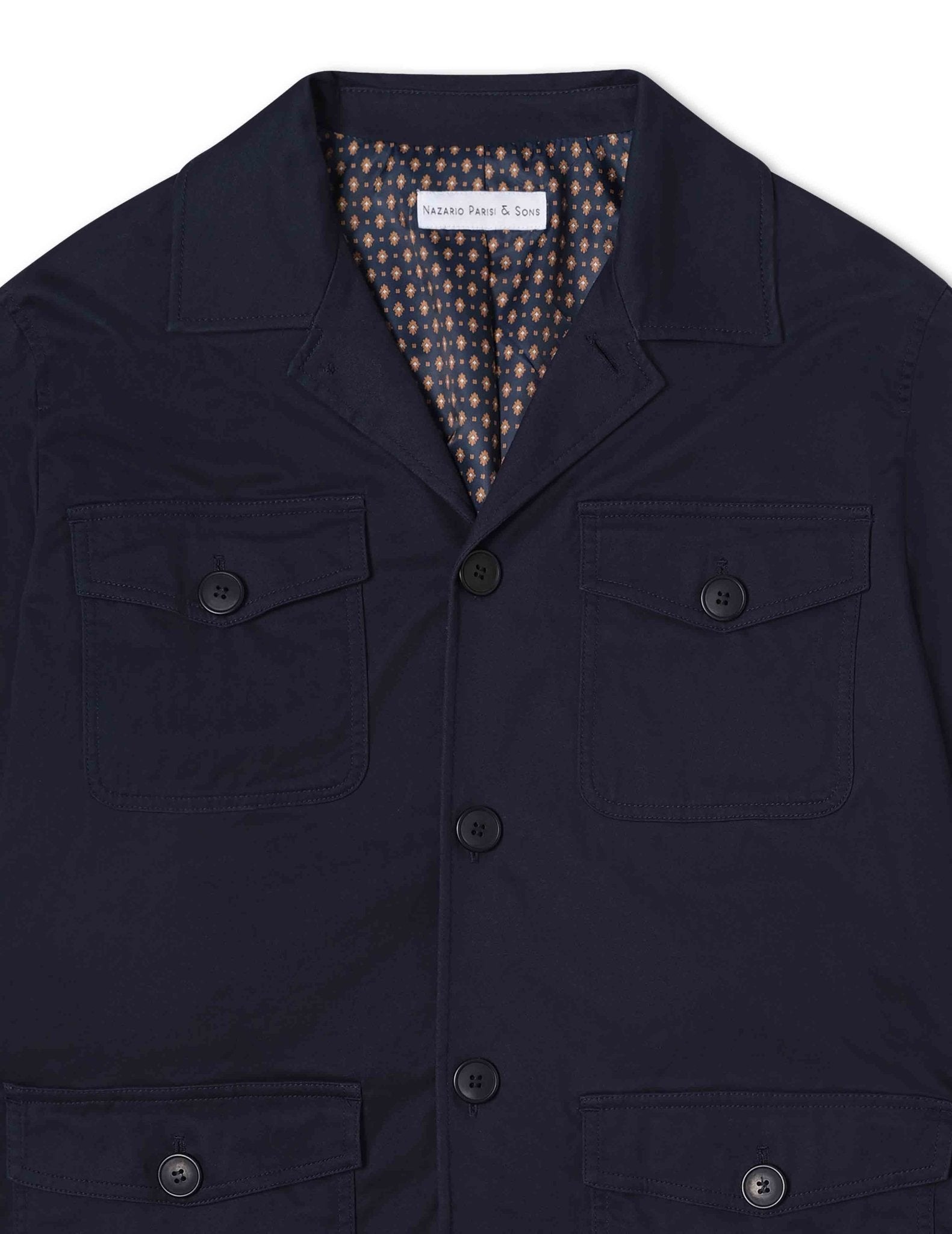 Dark Navy Aligato Field Jacket - Nazario Parisi & Sons