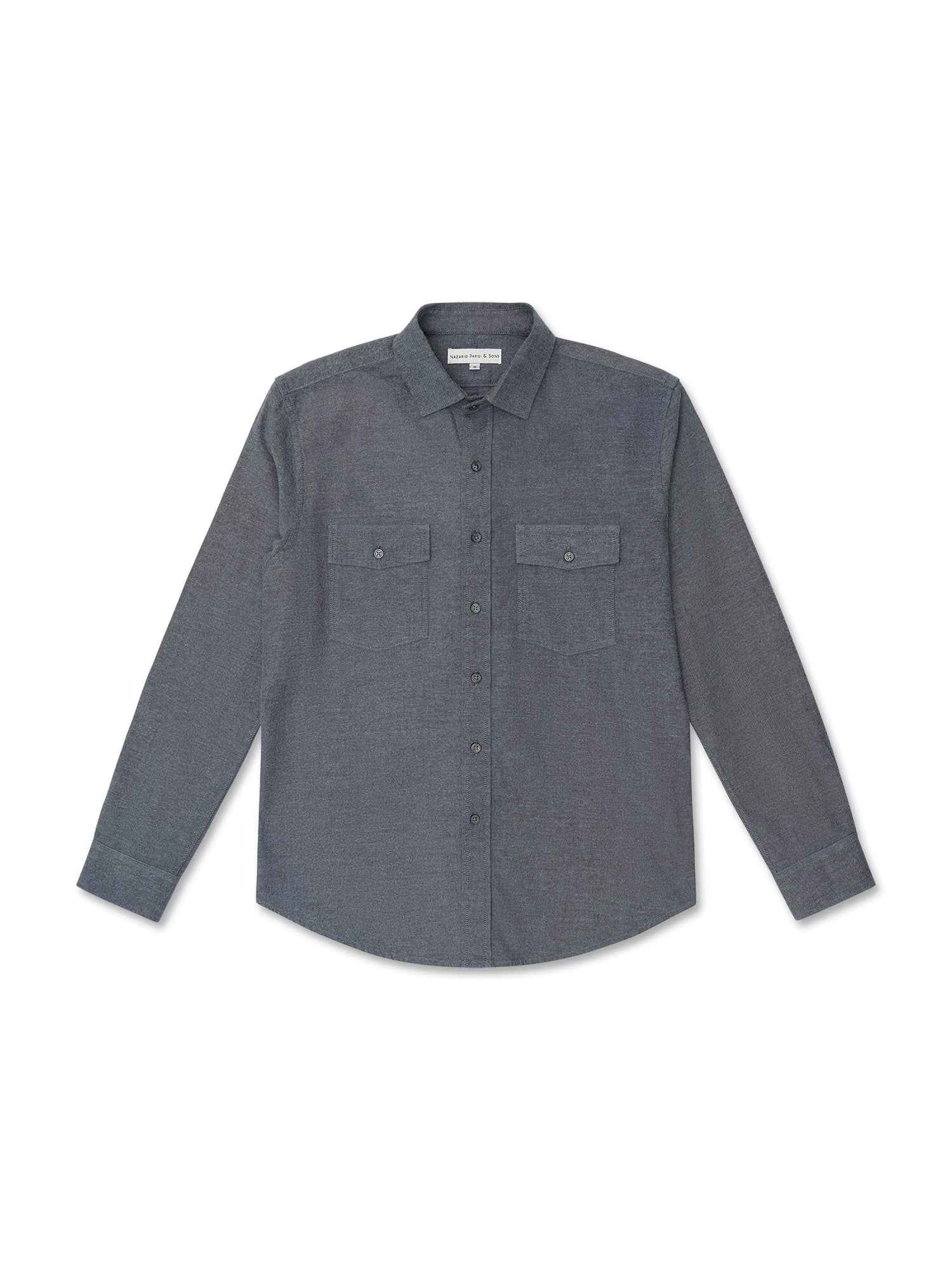 Fitzroy Denim Flannel Shirt - Nazario Parisi & Sons