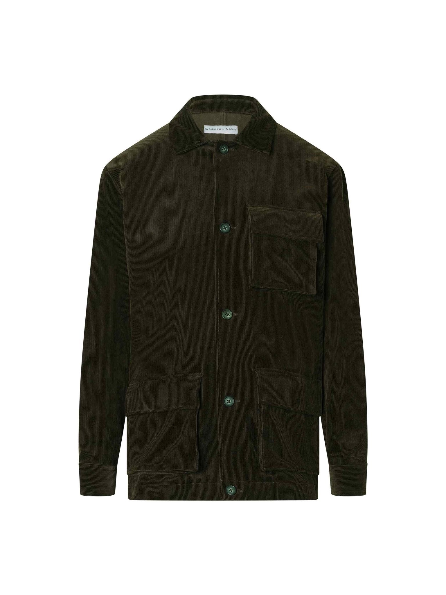 Forest Green Brooklyn Cord Jacket - Nazario Parisi & Sons