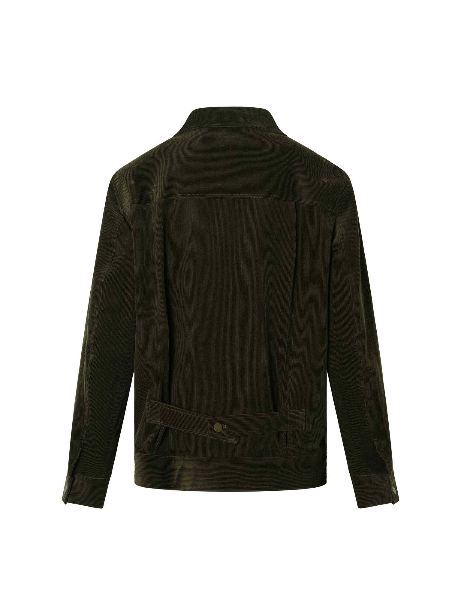 Forest Green Cord Trucker Jacket - Nazario Parisi & Sons