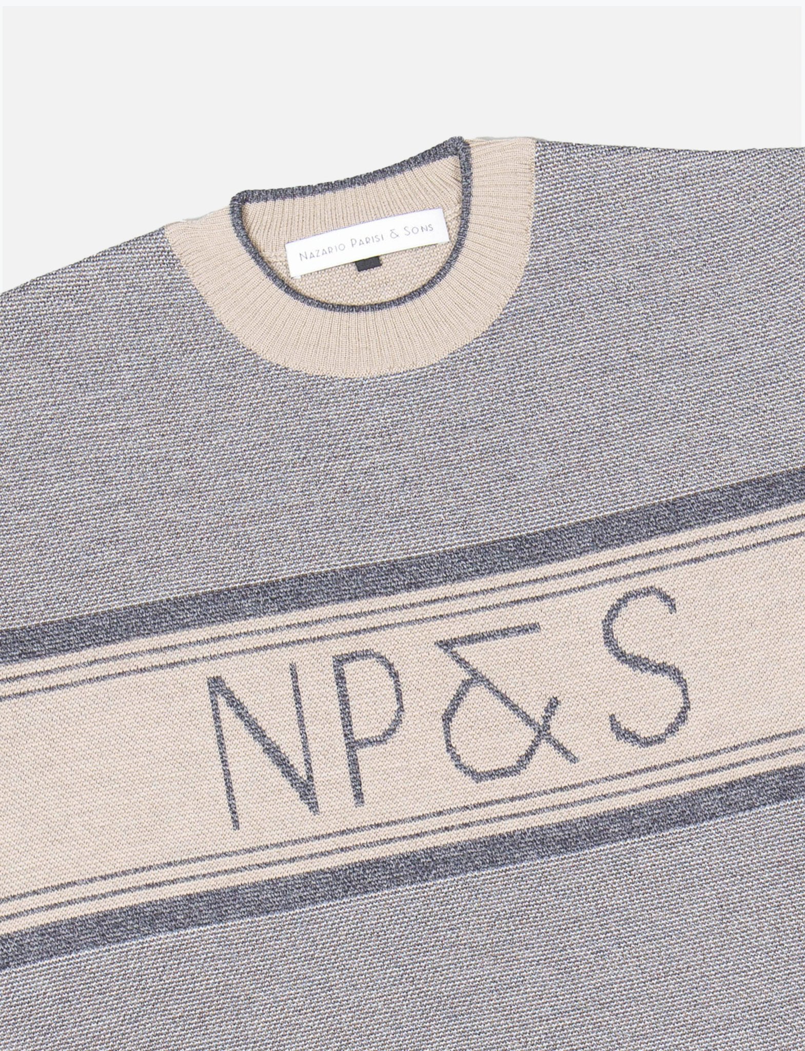 Grey NP&S Jacquard Knit - Nazario Parisi & Sons