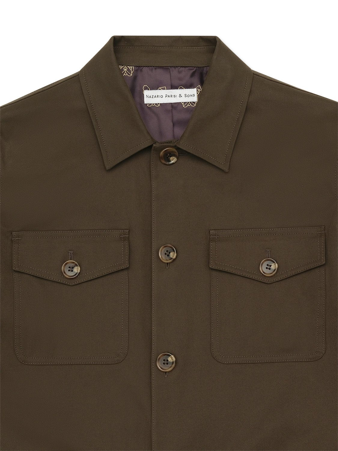 Khaki Aligato Field Jacket - Nazario Parisi & Sons