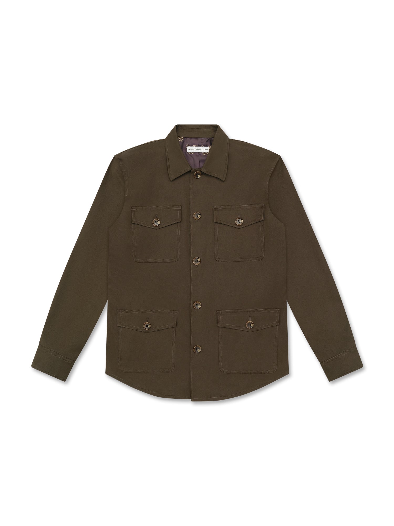 Khaki Aligato Field Jacket - Nazario Parisi & Sons